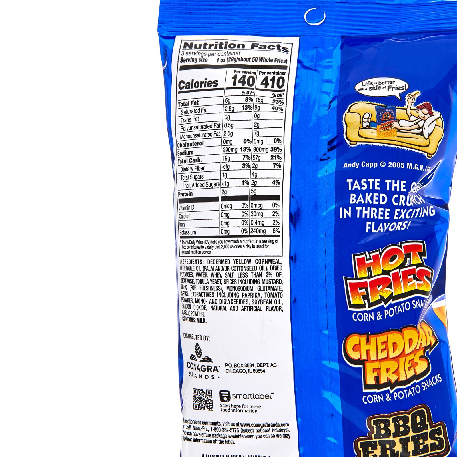 Andy Capp's Hot Fries 3oz Delivered In As Fast As 15 Minutes Gopuff