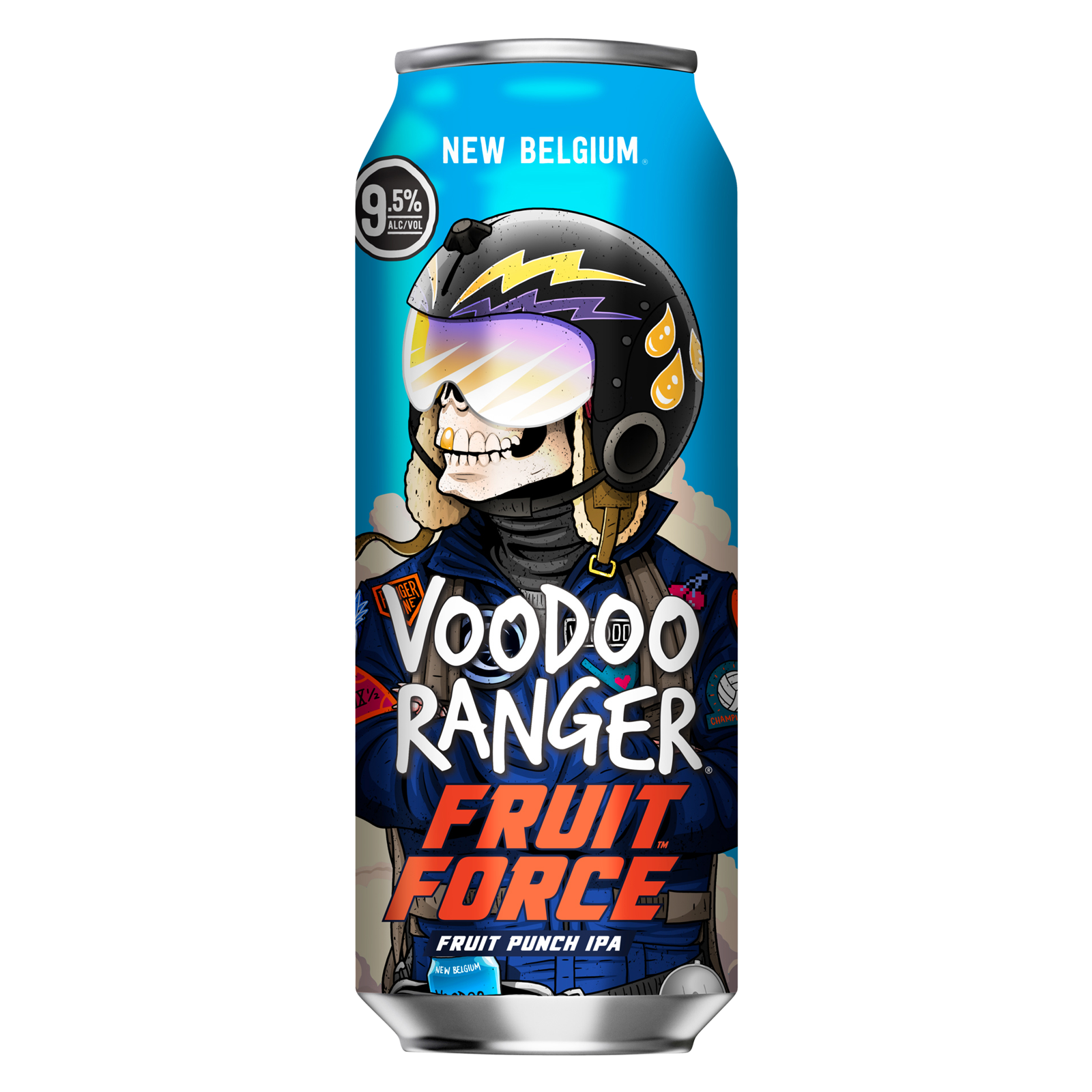 New Belgium Voodoo Ranger Fruit Force IPA Single 19.2oz Can 9.5 ABV