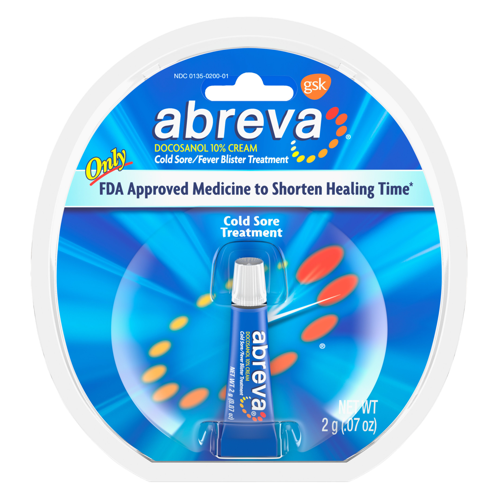 Abreva Cold Sore Cream 2g Delivered In As Fast As 15 Minutes Gopuff