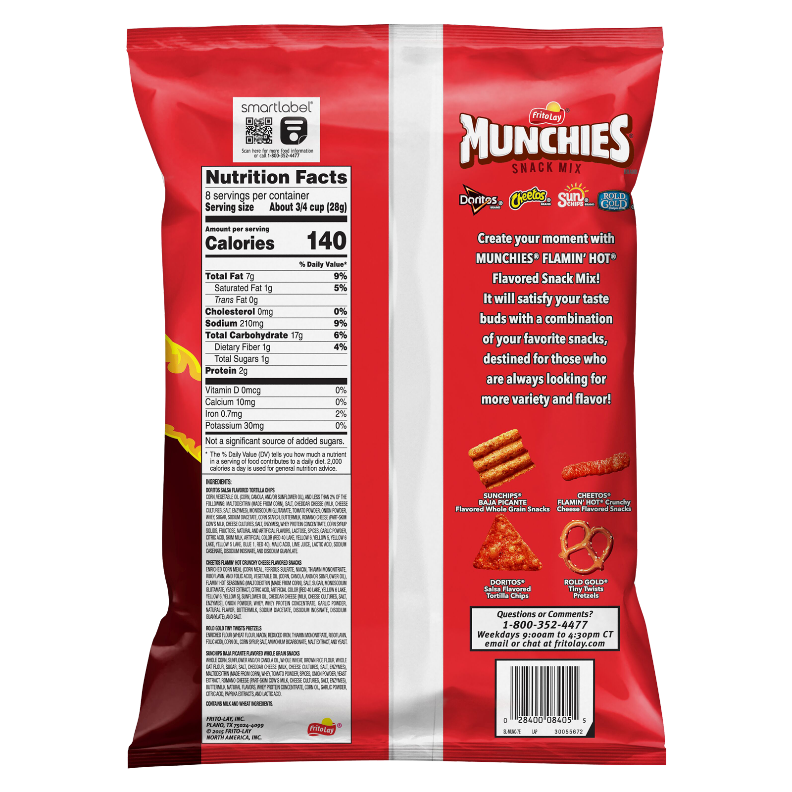 Munchies Flamin' Hot Snack Mix 8oz Delivered In As Fast As 15 Minutes Gopuff