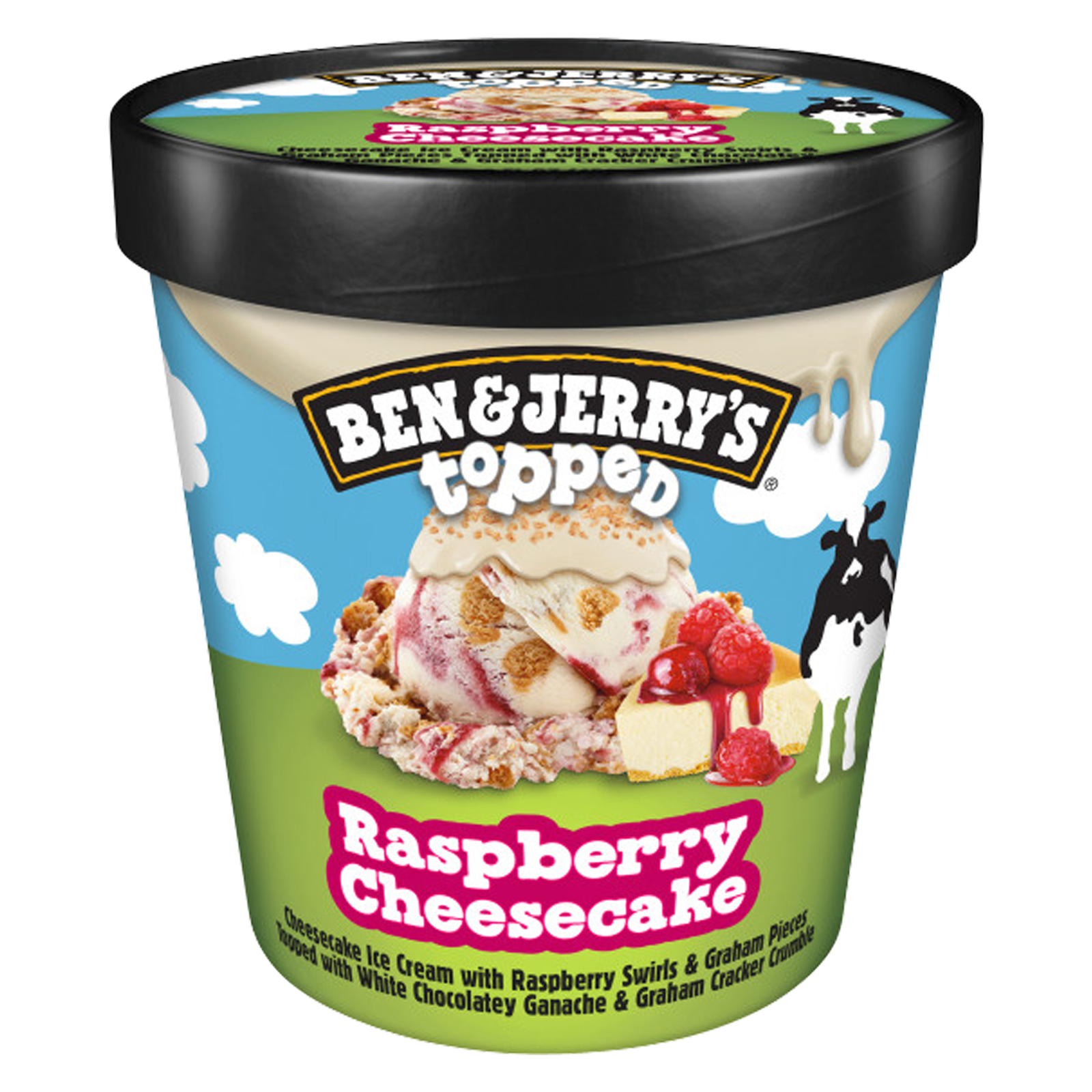 Ben & Jerry's Raspberry Cheesecake Ice Cream Pint Delivered In As