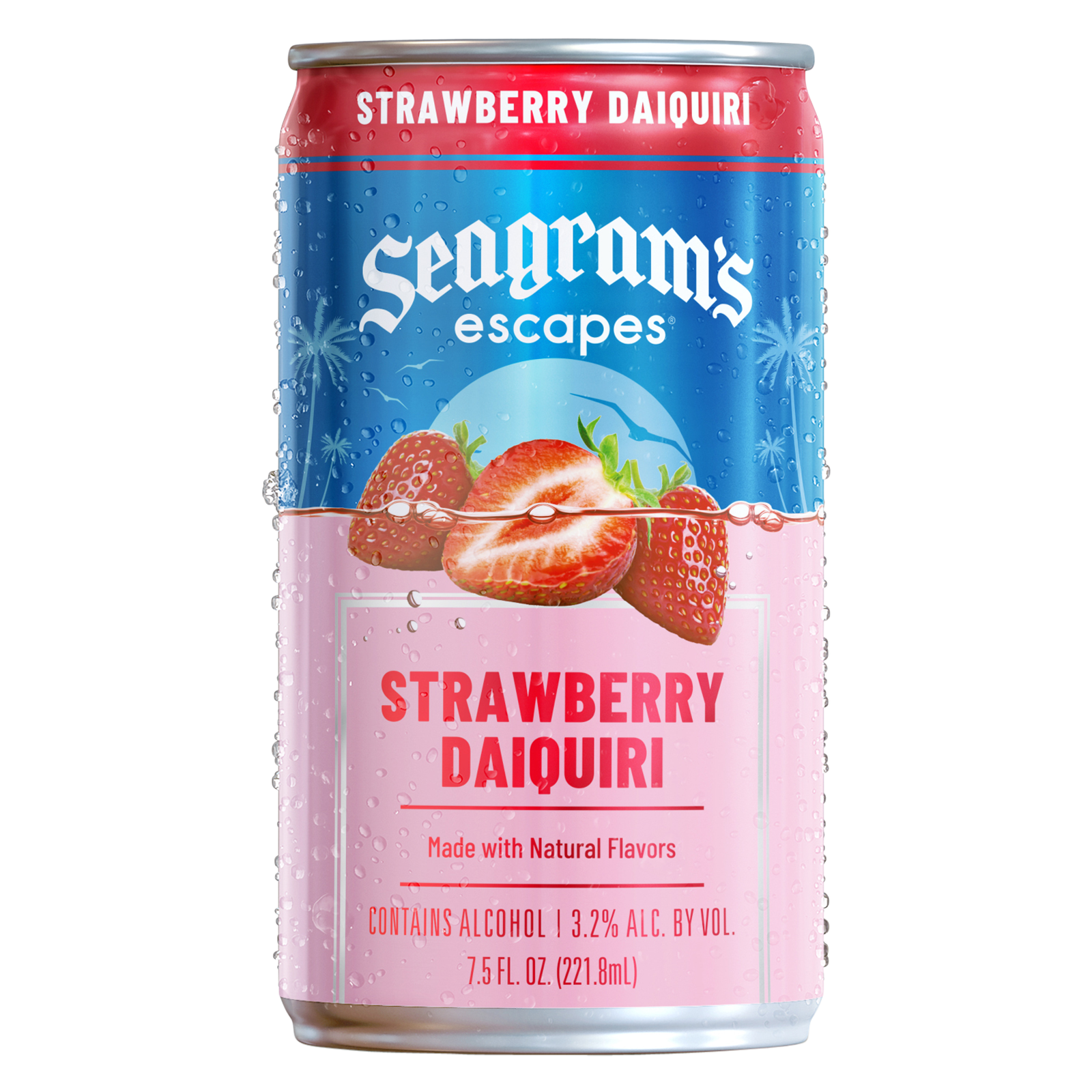 Seagram's Escapes Strawberry Daiquiri Single 7.5oz Can 3.2 ABV