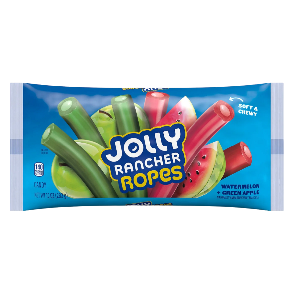 Joler Rancher Cany Ropes Jolly Rancher Ropes Watermelon & Green Apple, 6 oz - Delivered In As ...