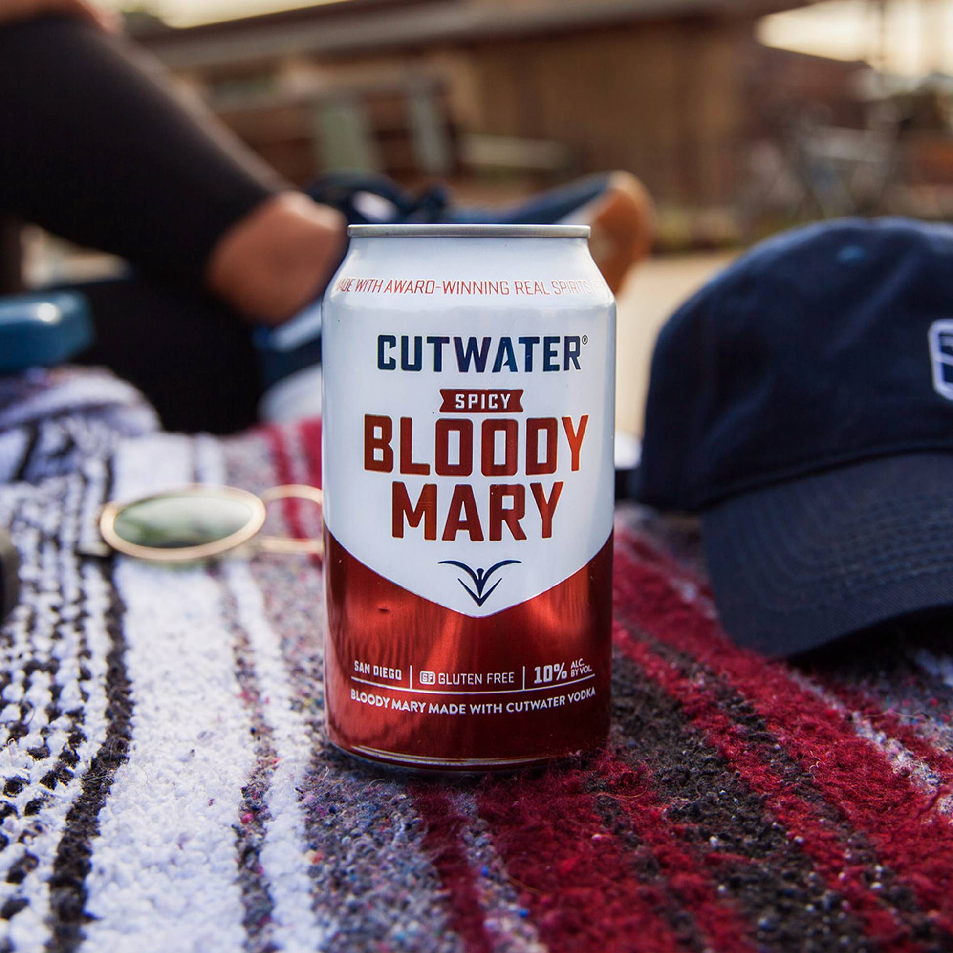 Cutwater Spicy Bloody Mary Vodka 4pk 12oz Can 10% ABV - Delivered In As ...