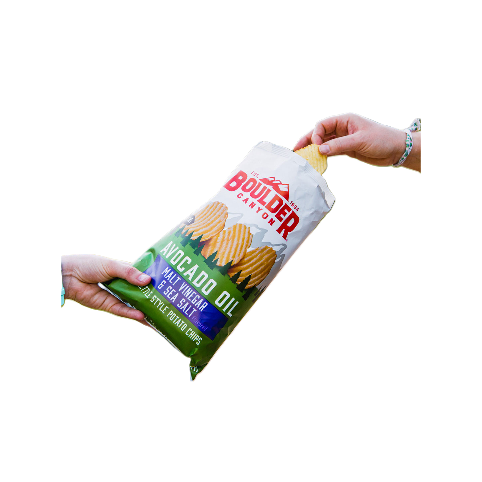 Boulder Canyon Avocado Oil Malt Vinegar and Sea Salt Kettle Potato