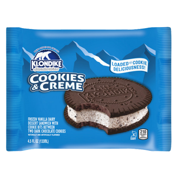 Klondike Cookies & Cream Ice Cream Sandwich 1ct - Delivered In As Fast
