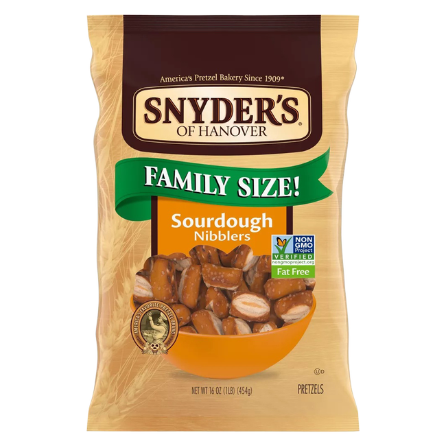 Snyder's Sourdough Pretzel Nibblers 16oz Delivered In As Fast As 15