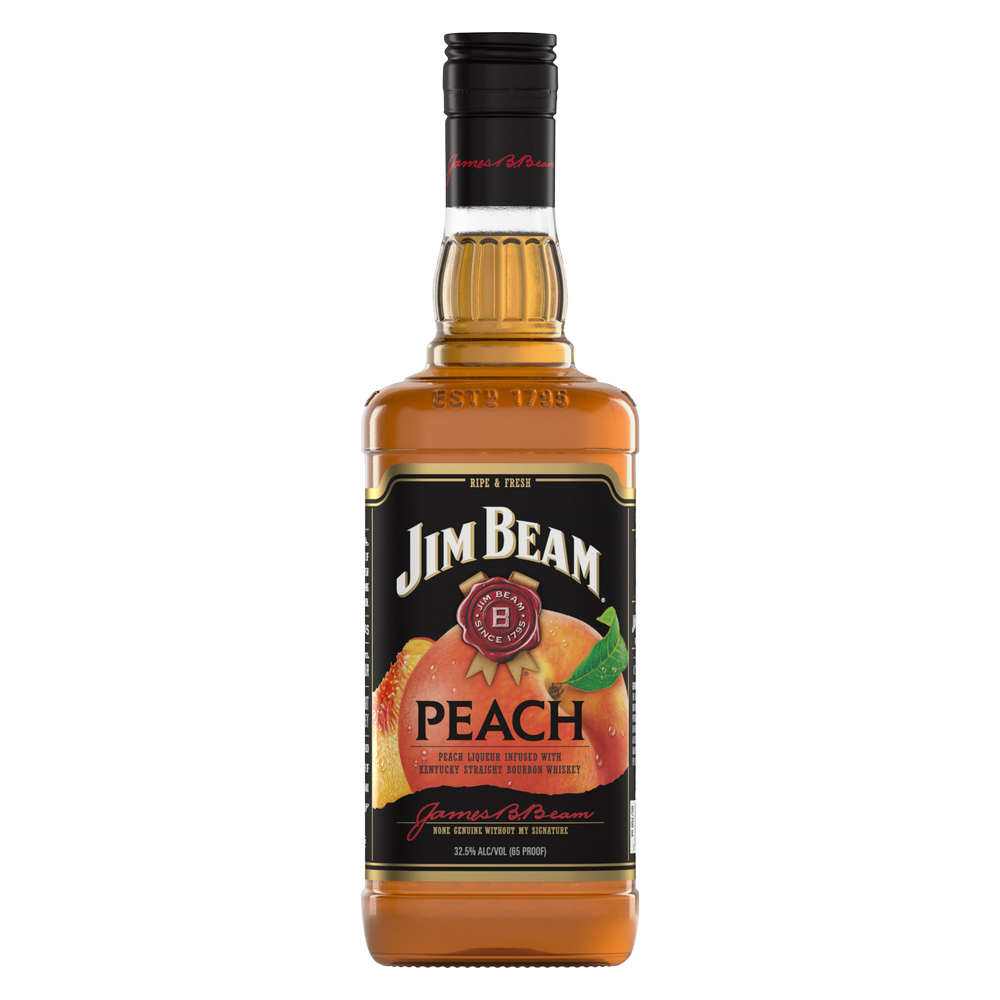 Jim Beam Peach Whiskey 65 Proof
