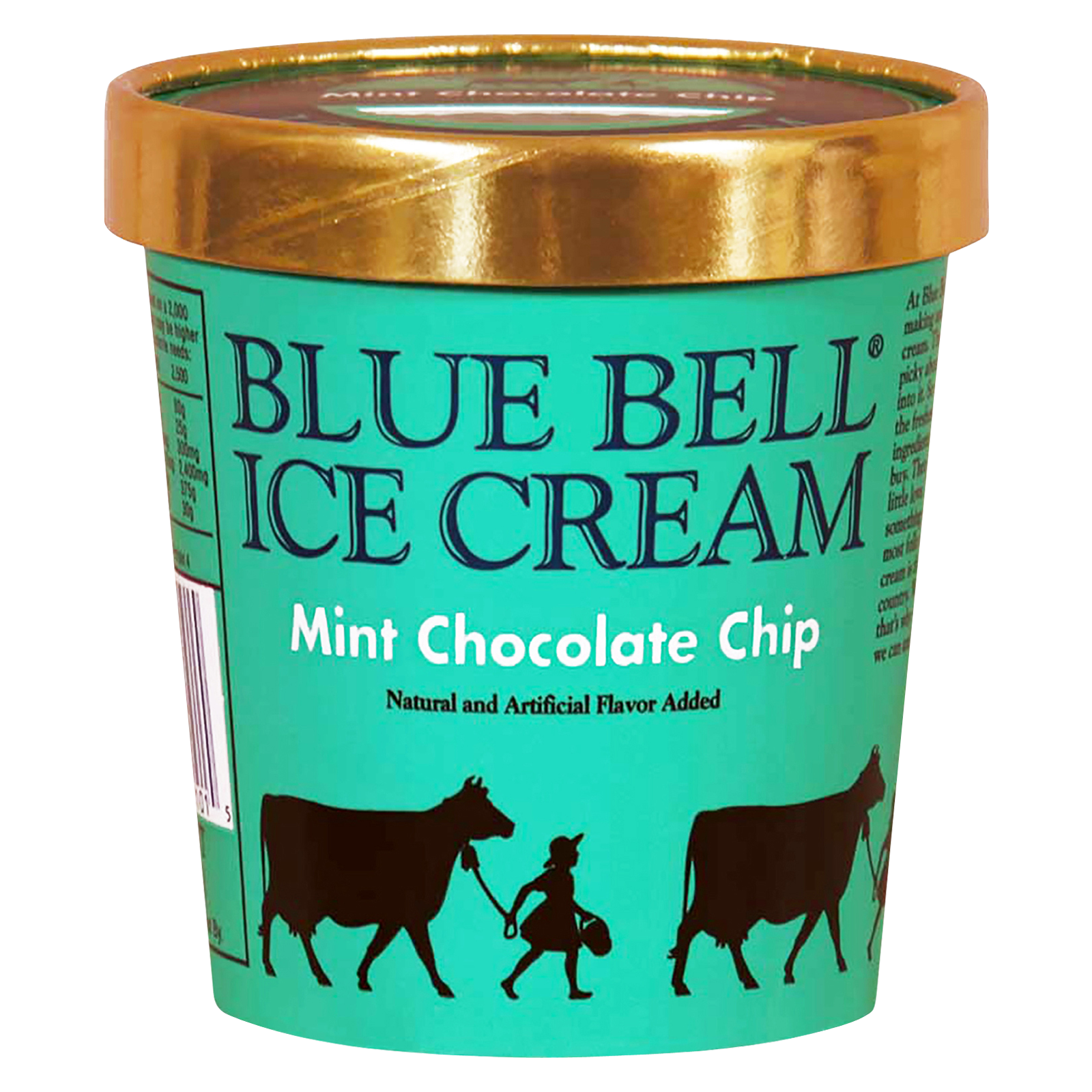 Blue Bell Mint Chocolate Chip Ice Cream 16oz