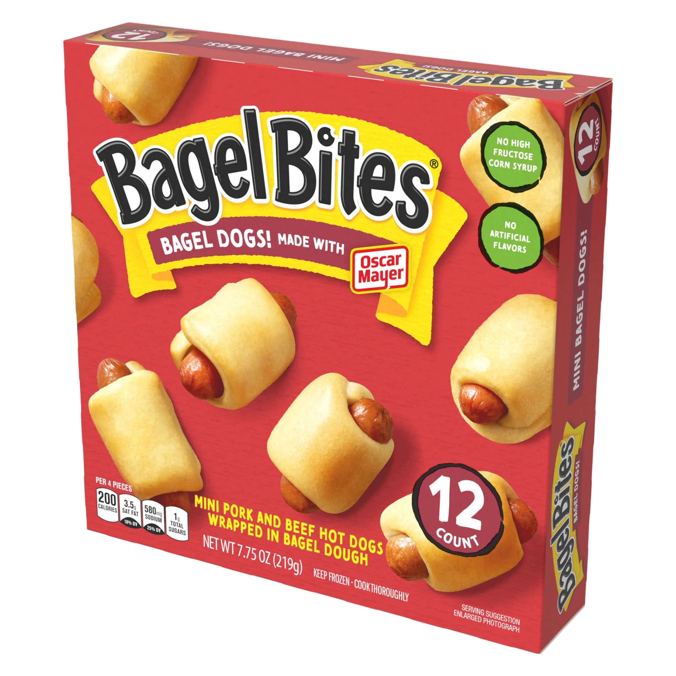 Bagel Bites Frozen Bagel Hot Dogs 12ct 7.75oz