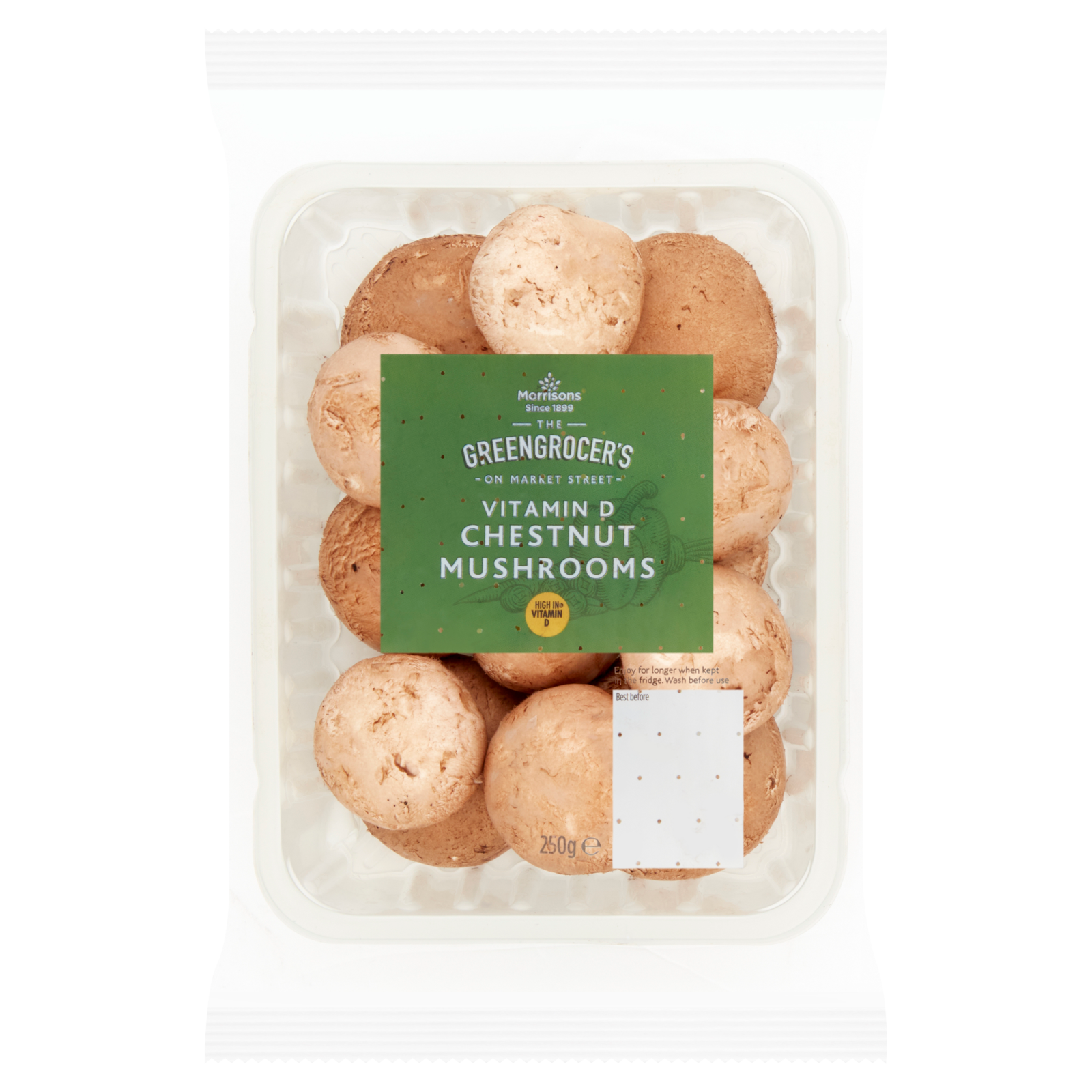 Morrisons Chestnut Mushrooms, 250g