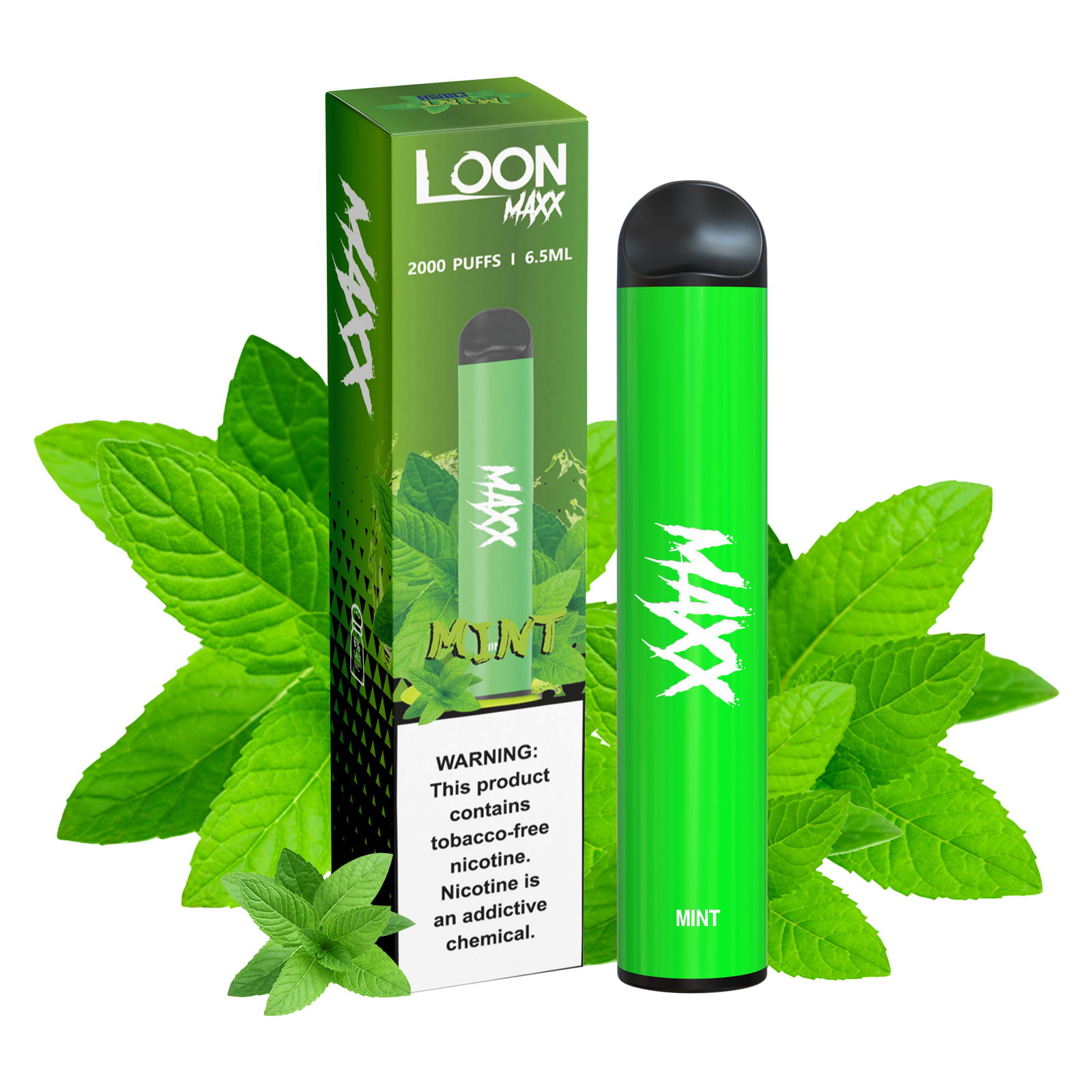 Loon MAXX Mint Disposable Vape 6.5ml 6% Nicotine