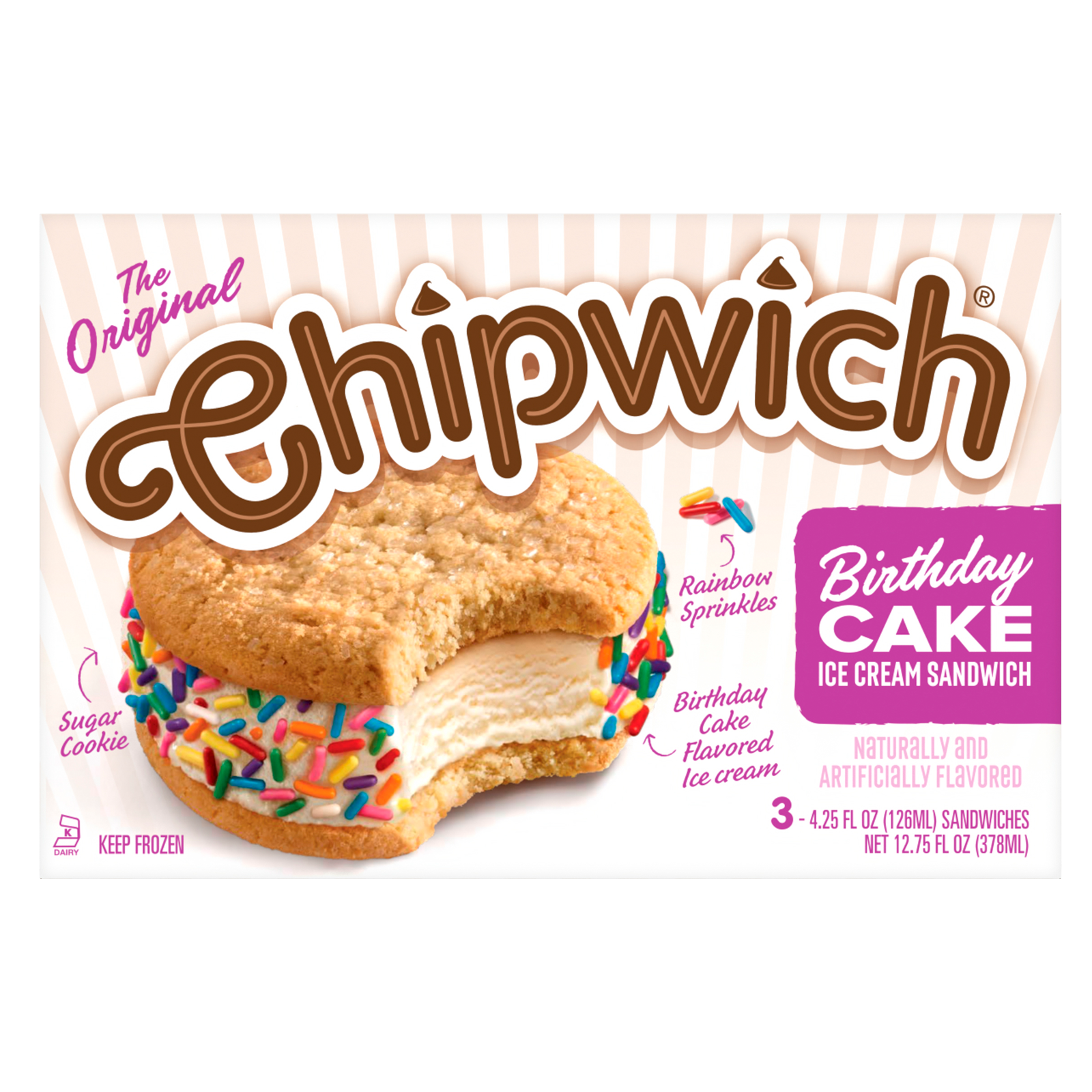 Chipwich Birthday Cake 12.75oz