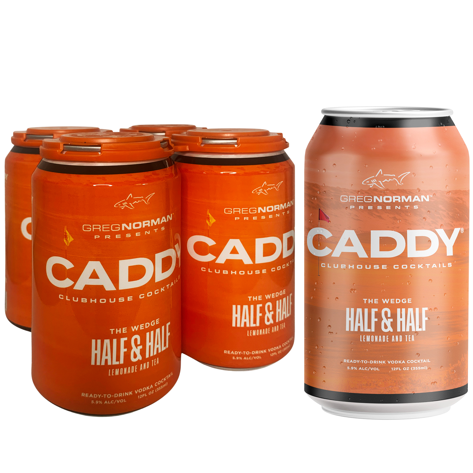 Caddy Clubhouse Cocktails Half & Half 4pk 12oz Can 5.9% ABV