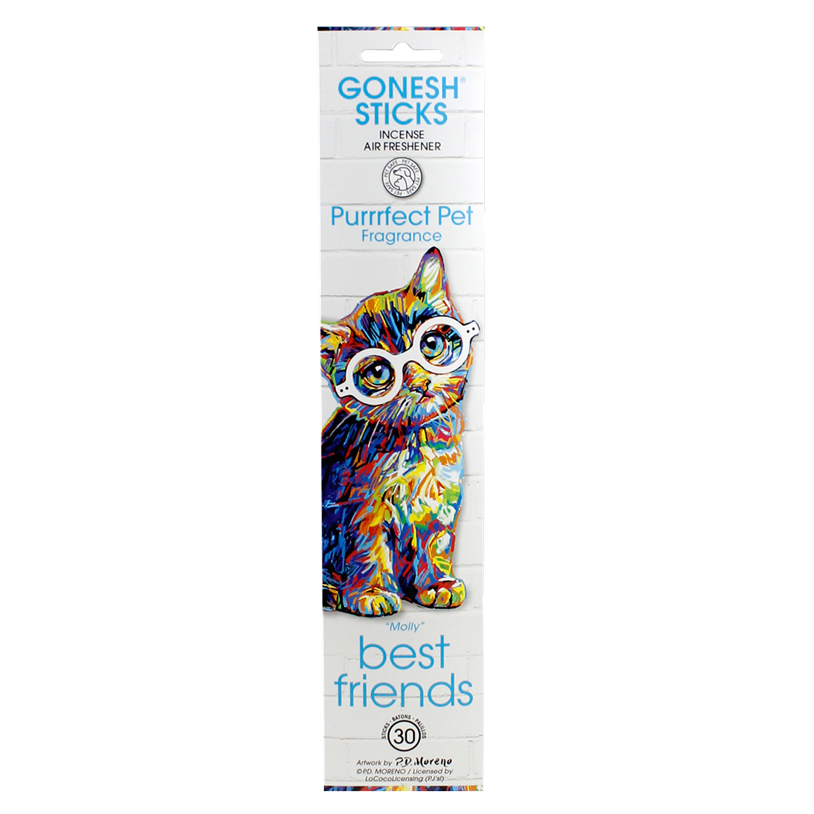Gonesh Purrrfect Pet Cat Incense 30ct
