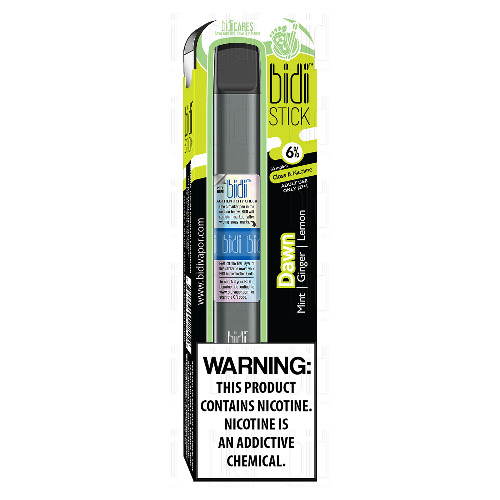 Bidi Stick Dawn Disposable Vape 6% Nicotine 1ct