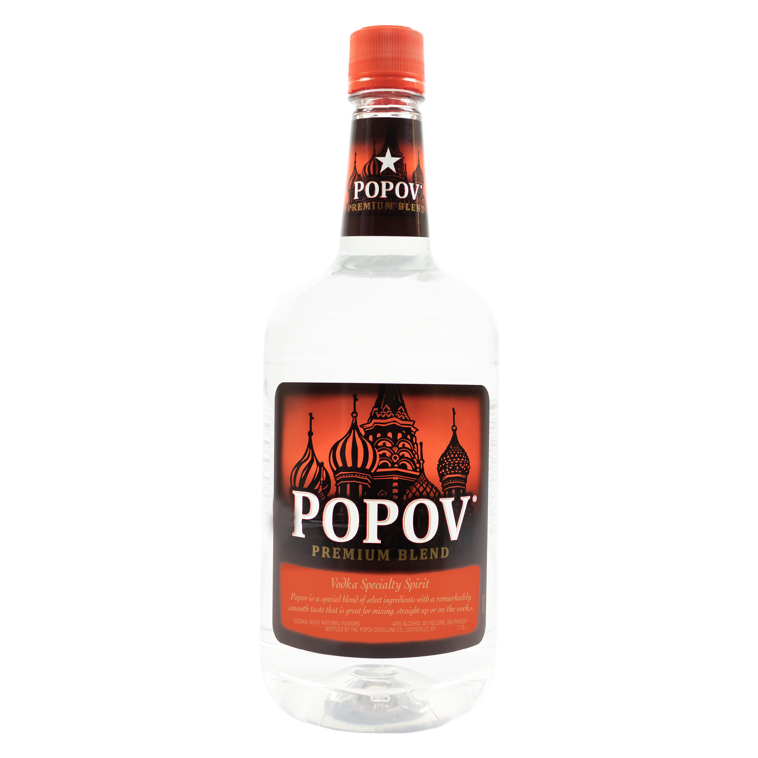 Popov Vodka 1.75L (80 Proof)