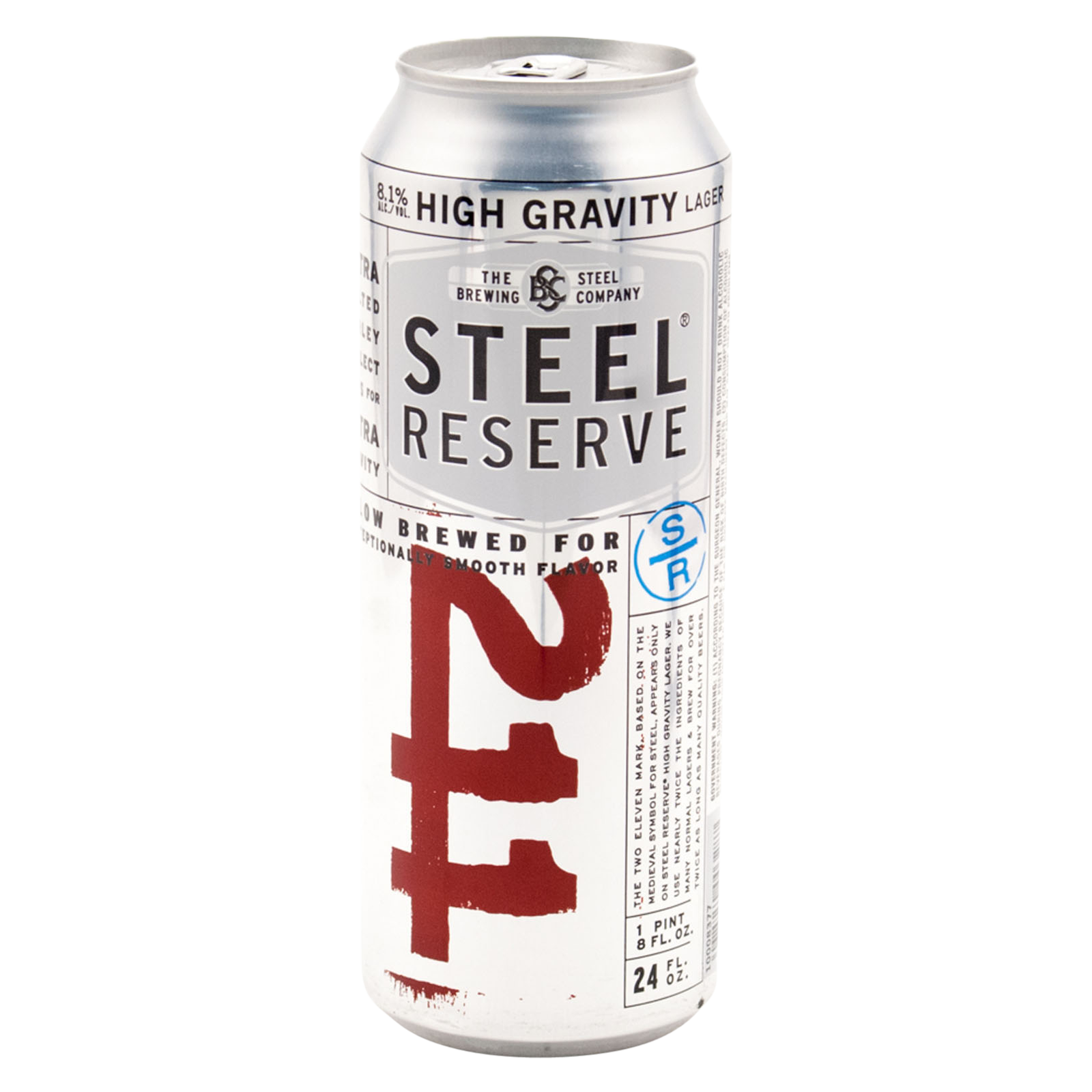 Steel Reserve 211 High Gravity Single 24oz Can 6.1% ABV