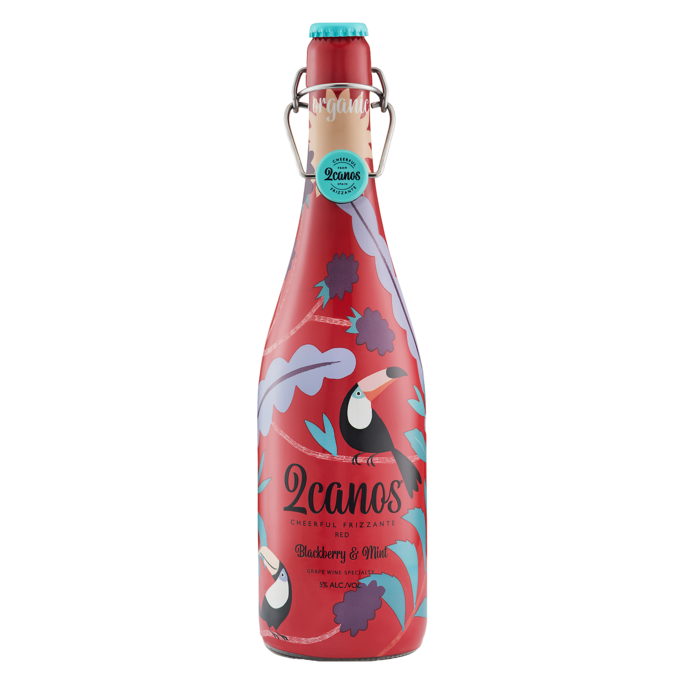 2canos Blackberry & Mint Frizzante 750ml 5% ABV