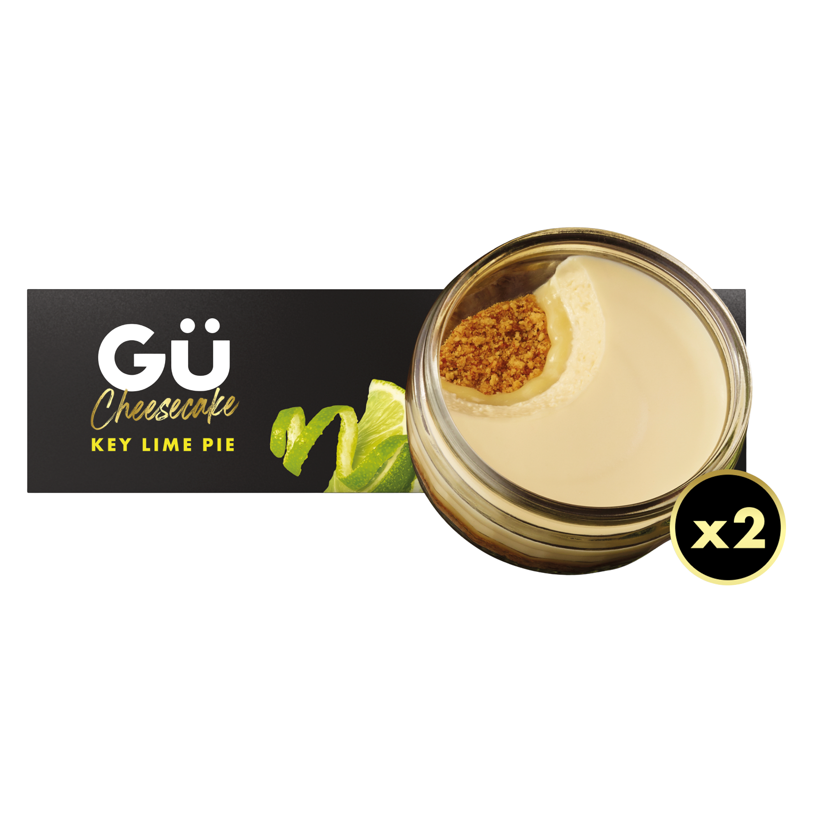 Gu Key Lime Pie Cheesecakes, 2 x 70g