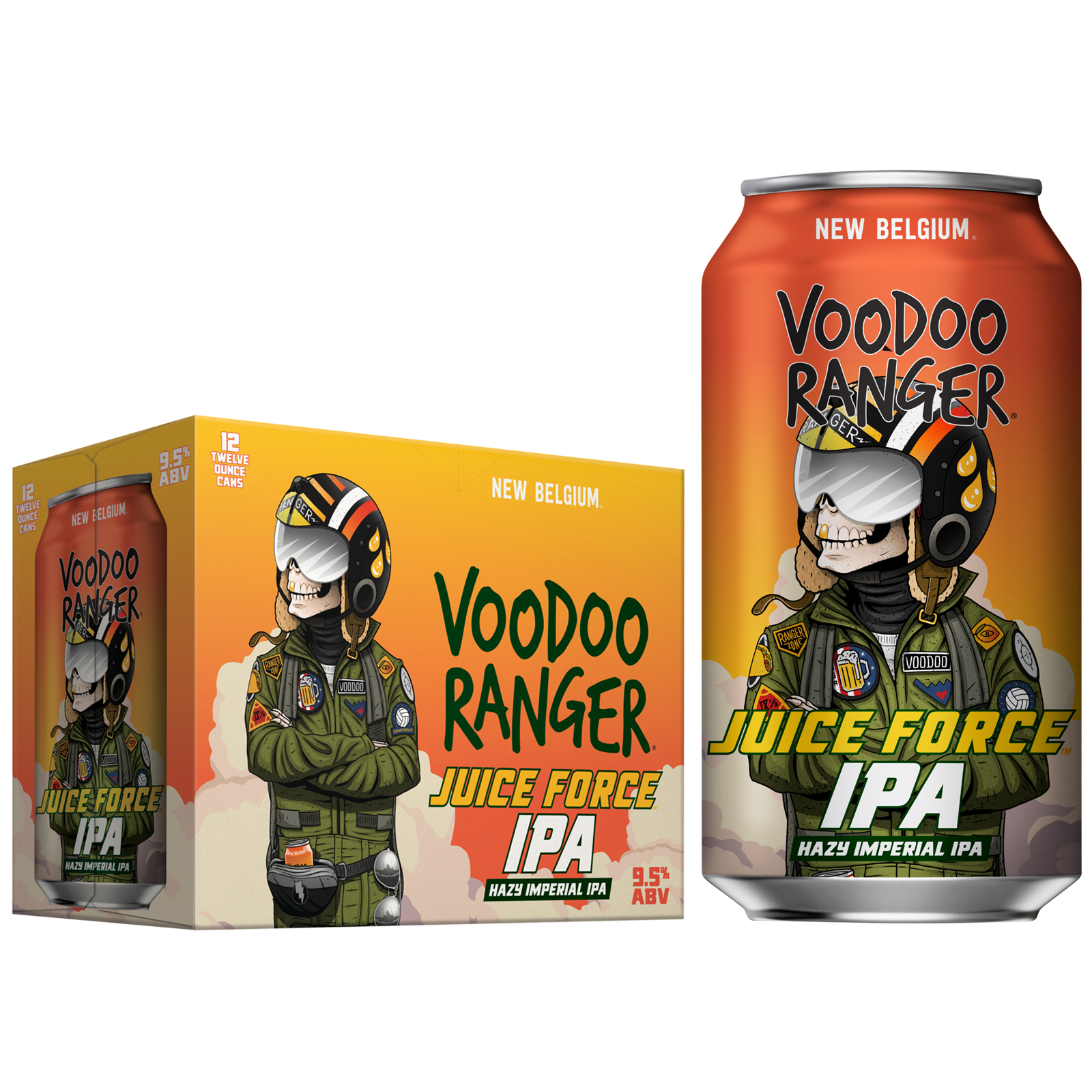 New Belgium Voodoo Ranger Juice Force IPA 12pk 12oz Can 9.5% ABV