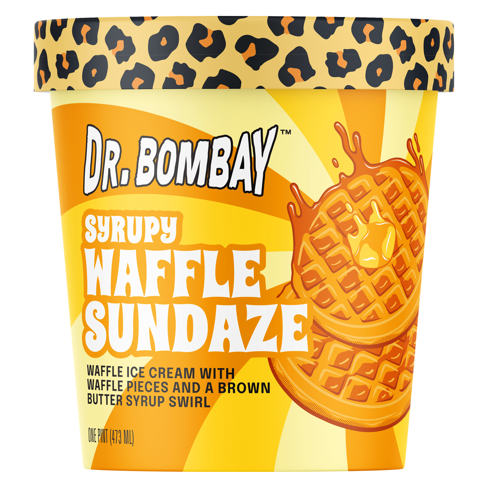 Dr. Bombay Syrupy Waffle Sundaze Ice Cream Pint