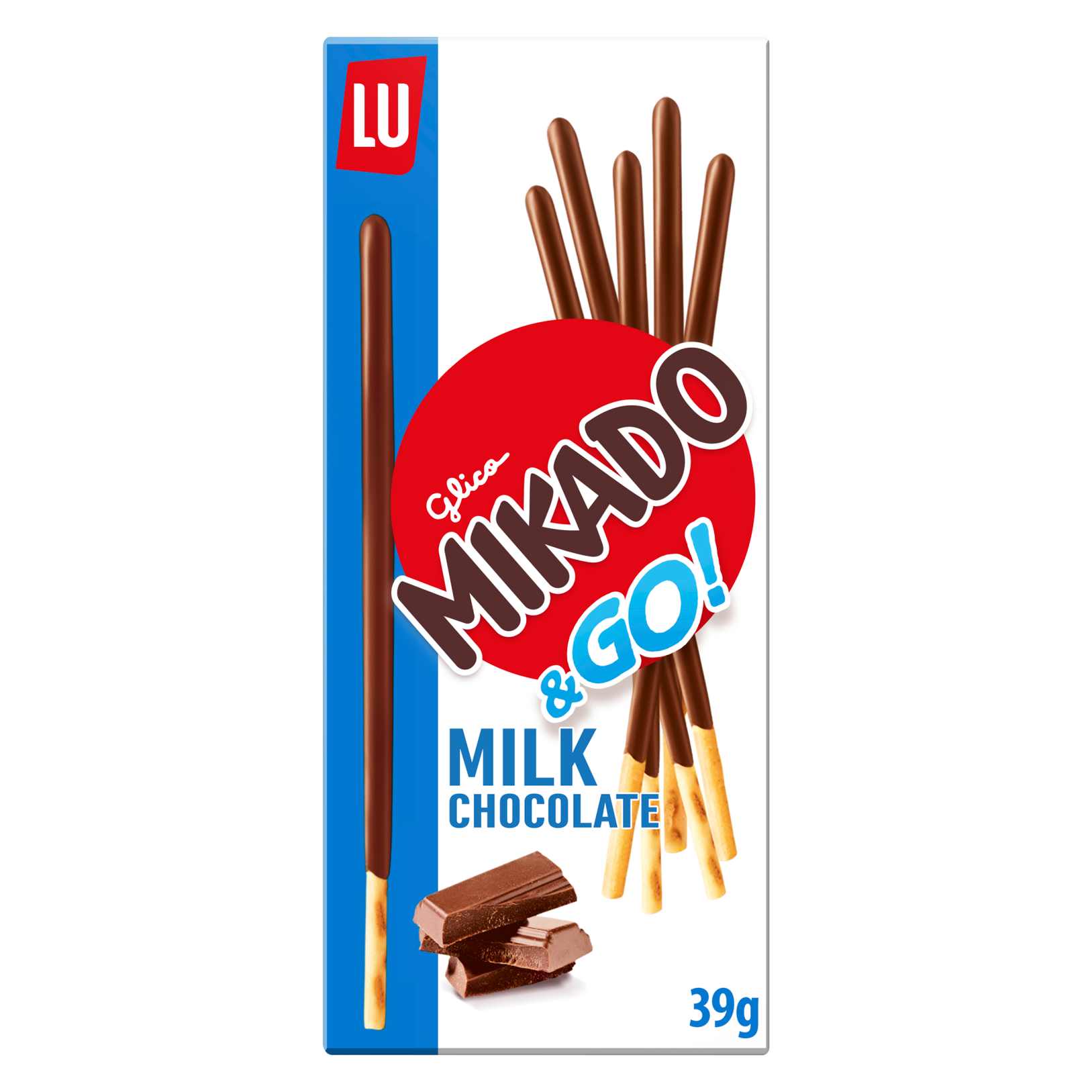 Lu Mikado Milk Chocolate Biscuits, 39g