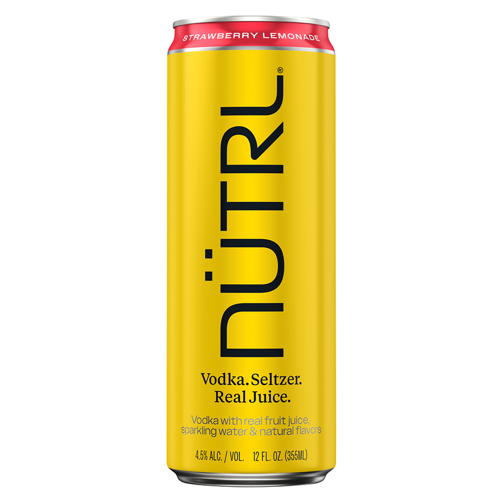 NUTRL Strawberry Lemonade Vodka Hard Seltzer 12oz Can 4.5% ABV