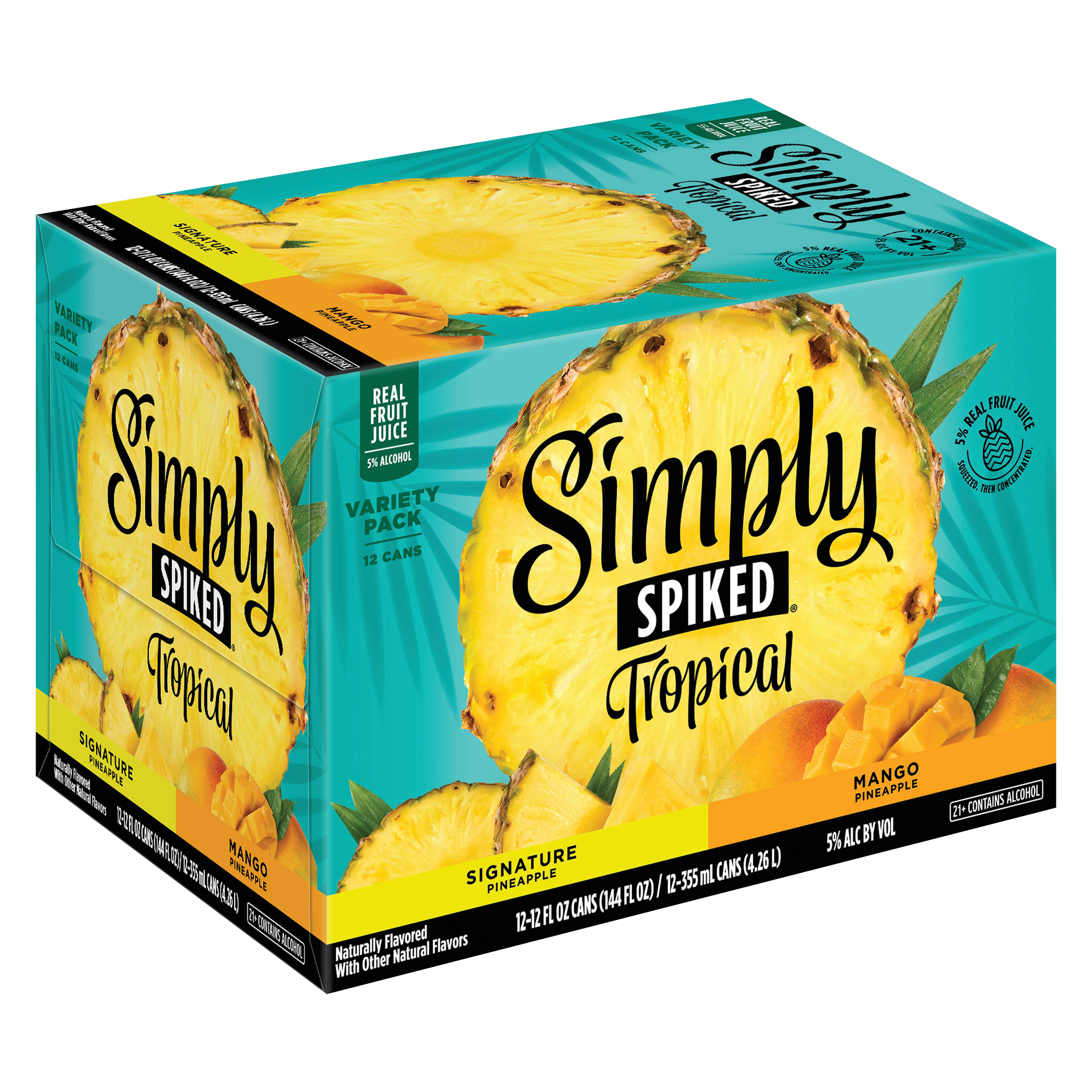 Simply Spiked Tropical Variety Pack 12pk 12oz Can