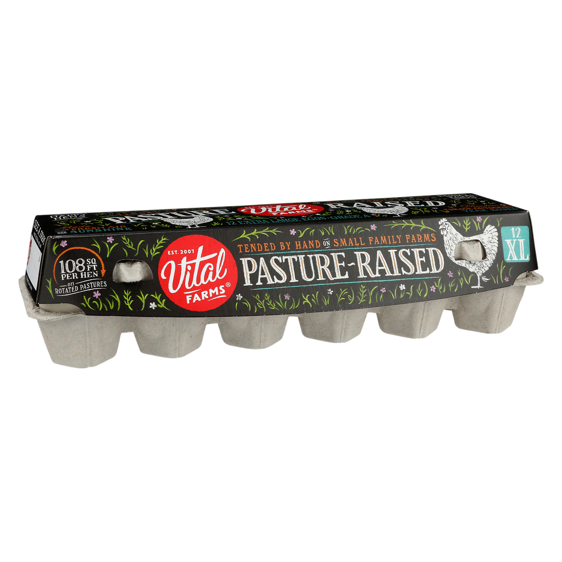 Vital Farms Pasture-Raised Extra Large Eggs - 12ct 