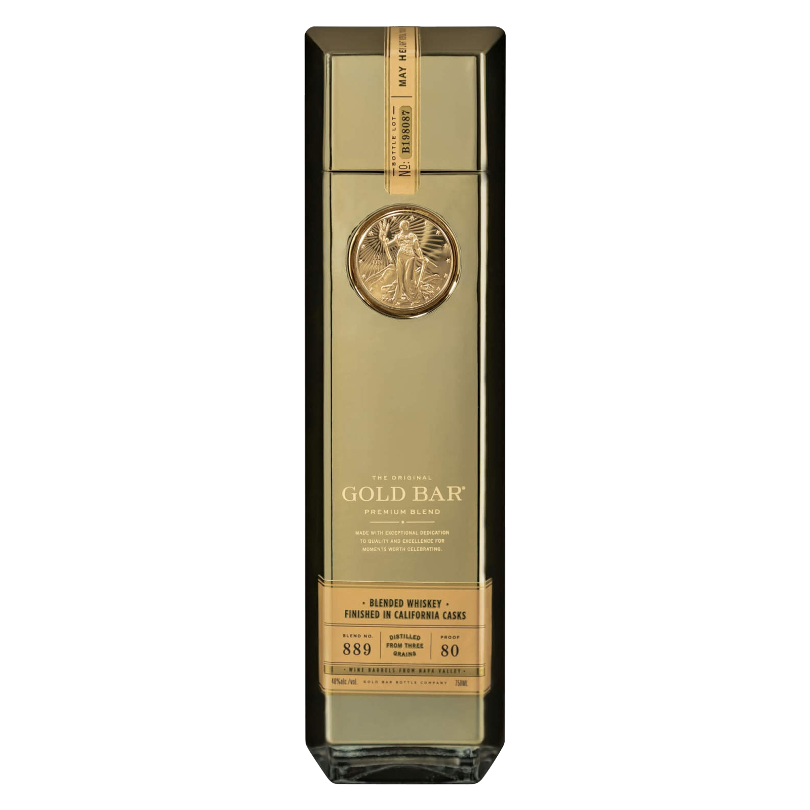 Gold Bar Premium Barrel Whiskey 750ml