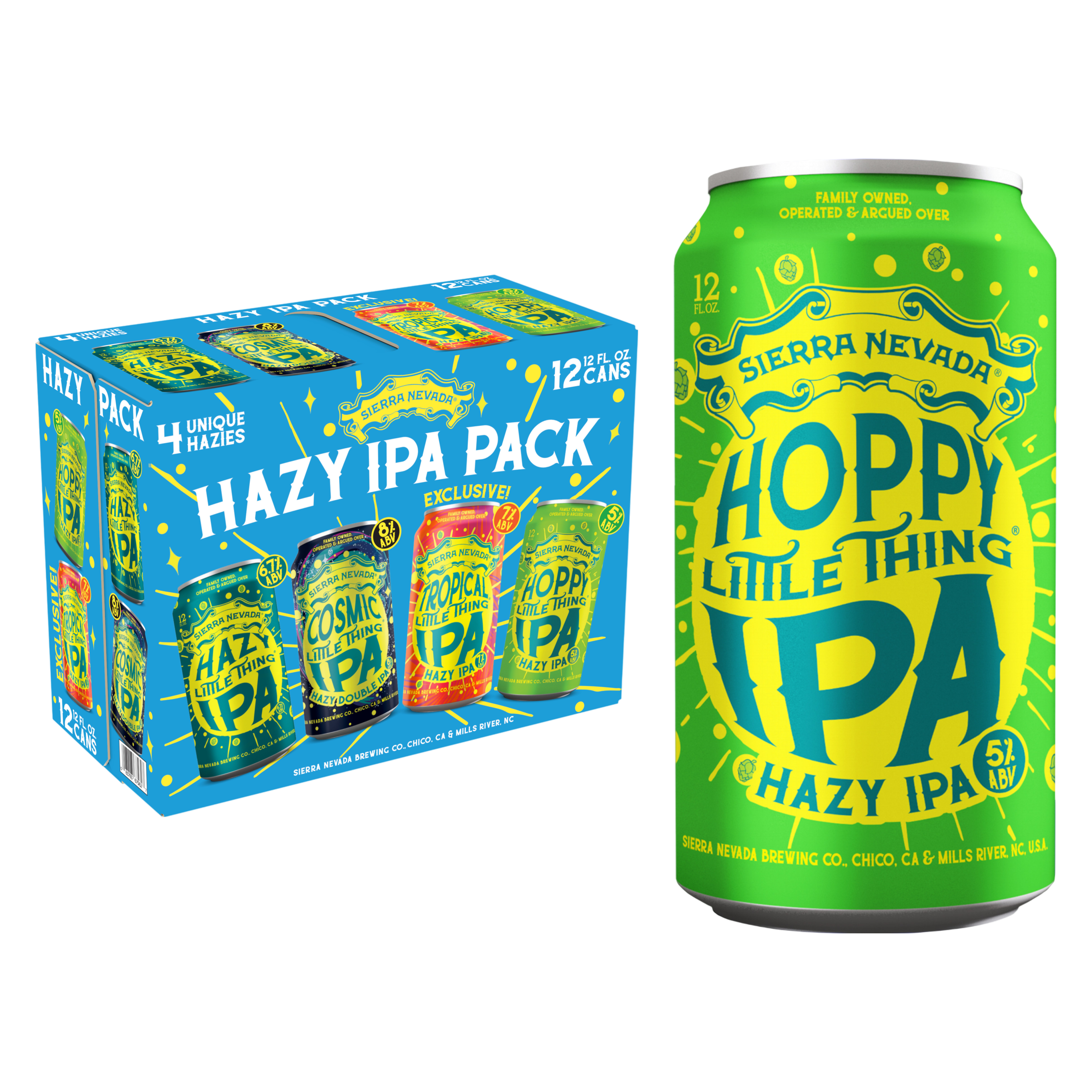 Sierra Nevada Hazy IPA Variety Pack 12pk 12oz Can 6.7% ABV