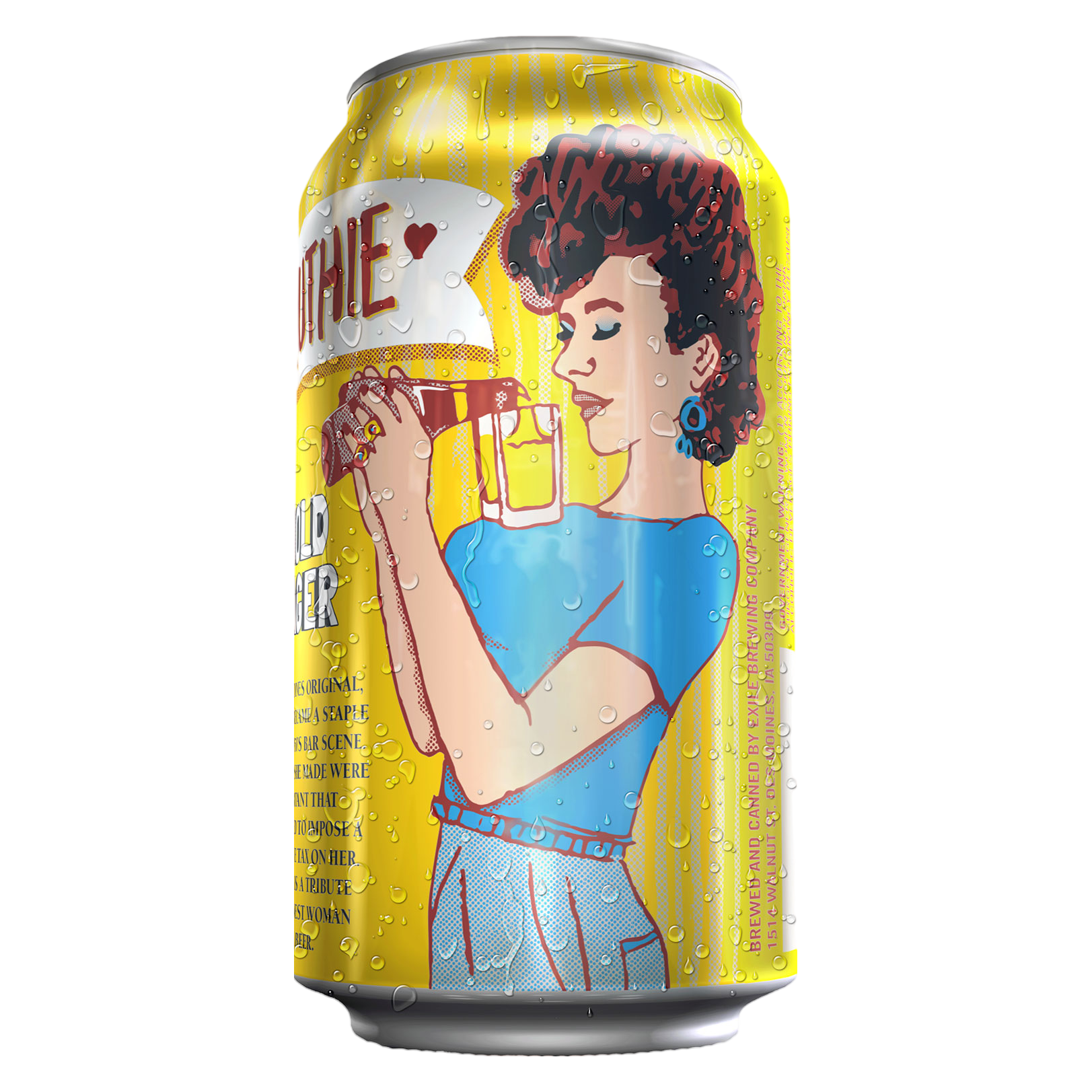 Exile Ruthie Gold Lager 6pk 12oz Can 5.2% ABV