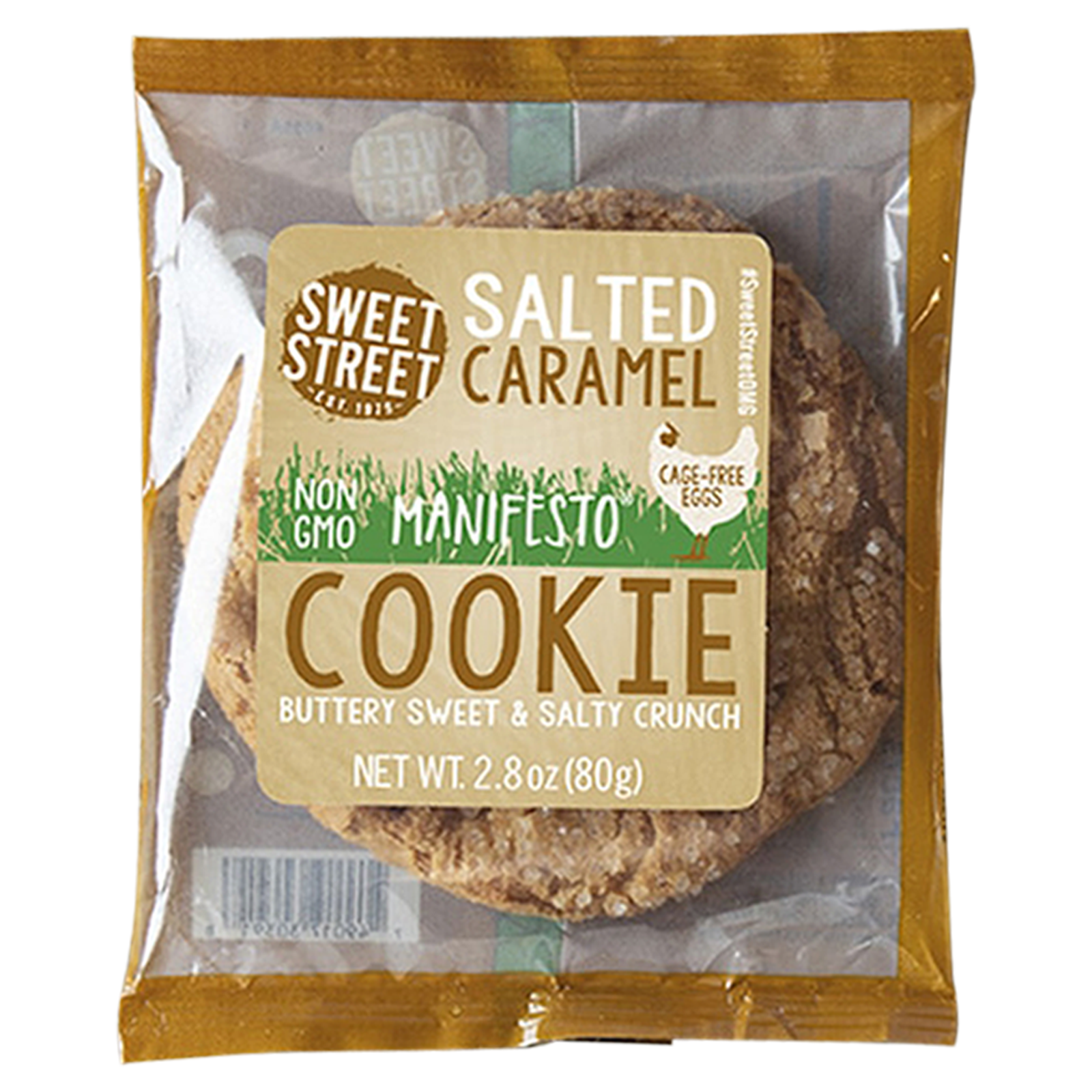 Sweet Street Salted Caramel Manifesto Cookie 2.8oz