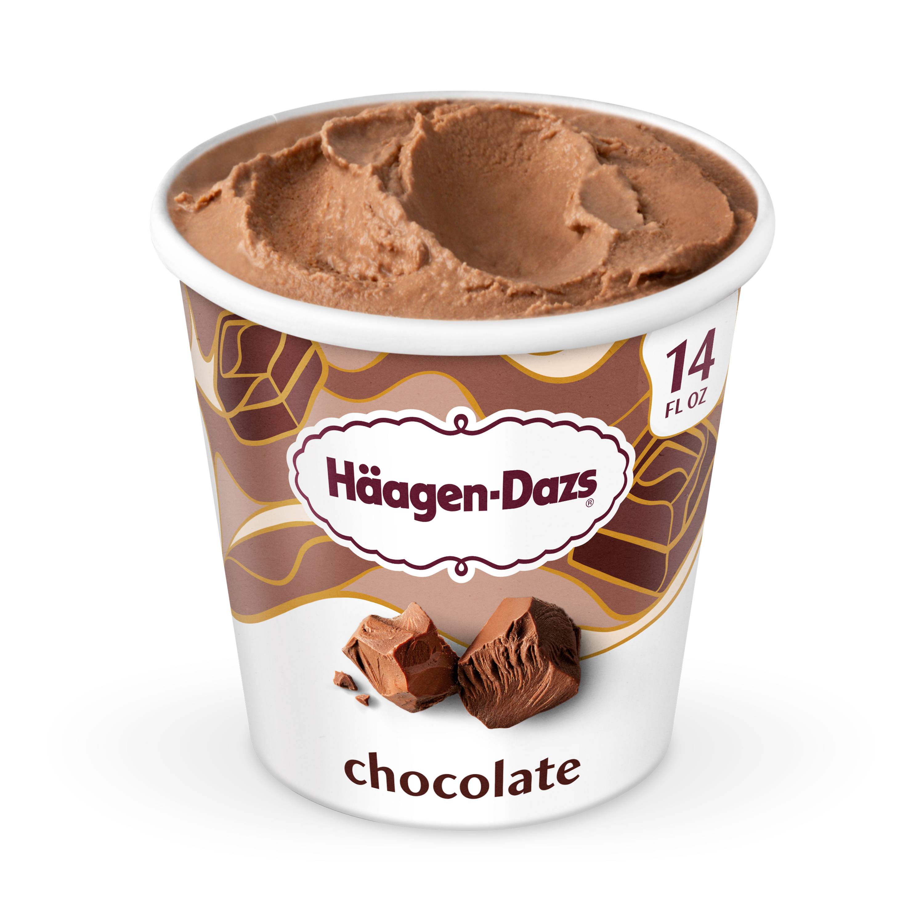 Haagen-Dazs Chocolate Ice Cream, 14oz.