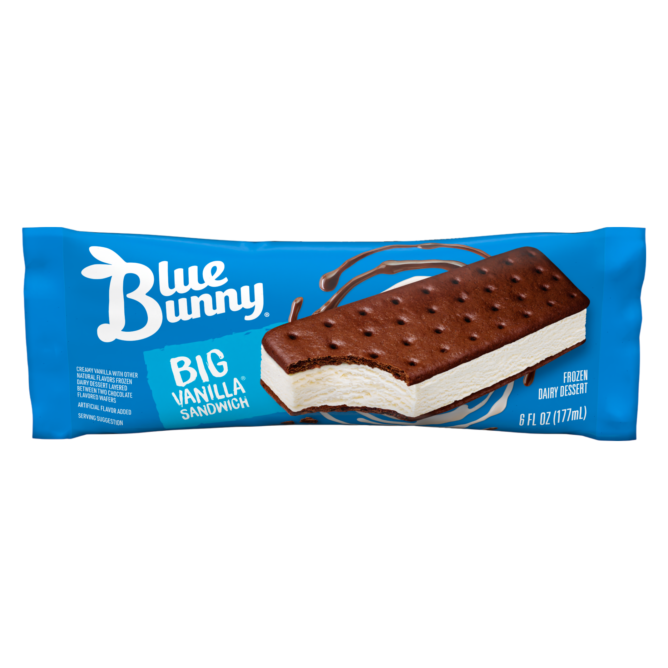 Blue Bunny Big Vanilla Dairy Dessert Sandwich 1ct