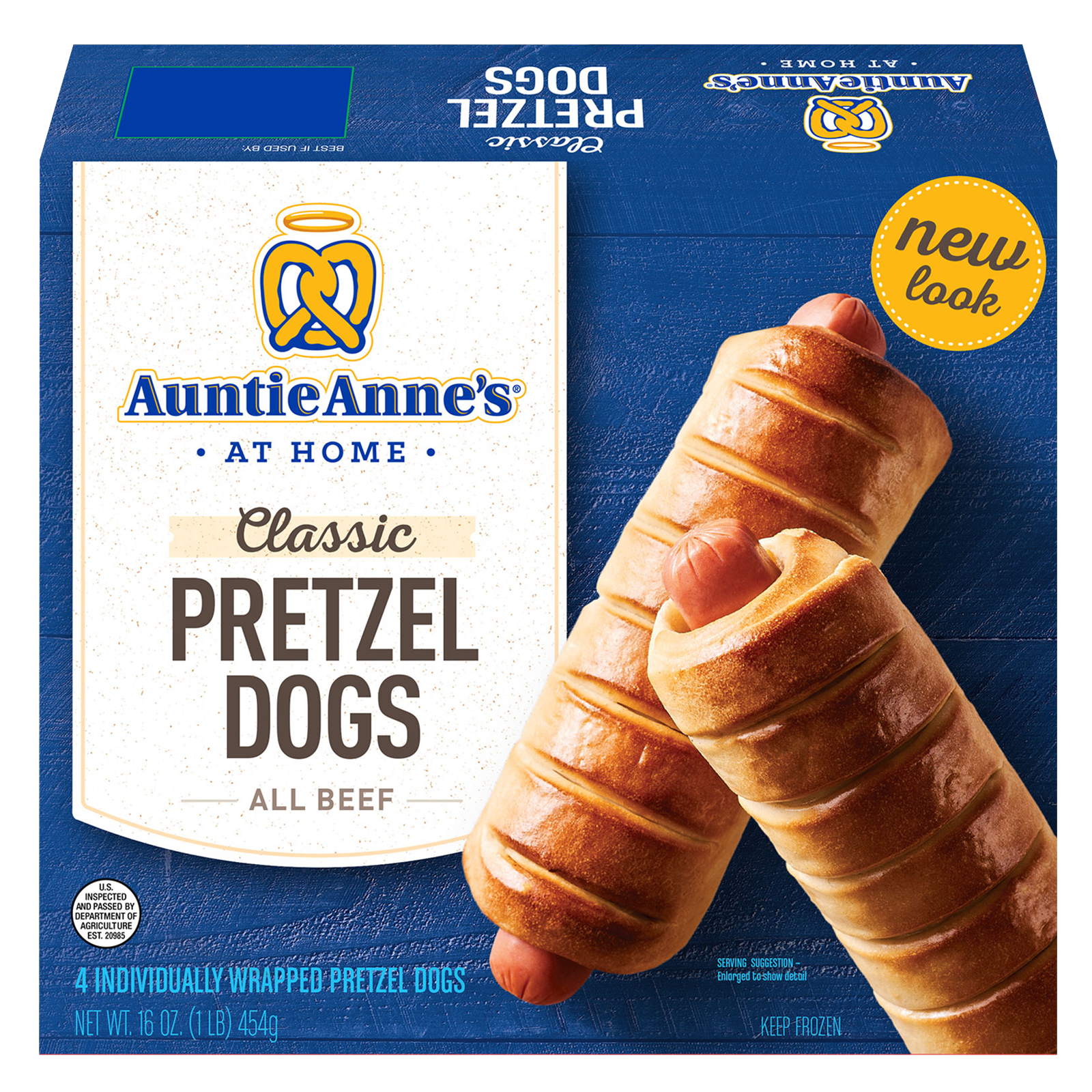Auntie Anne's Frozen Classic All Beef Pretzel Dogs 4ct 16oz
