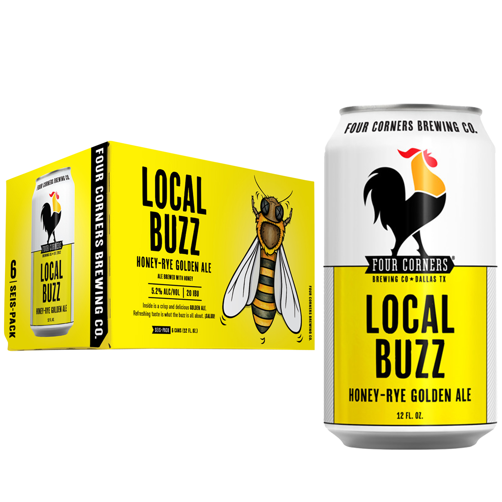 Four Corners Local Buzz 6pk 12oz Can 5.0% ABV