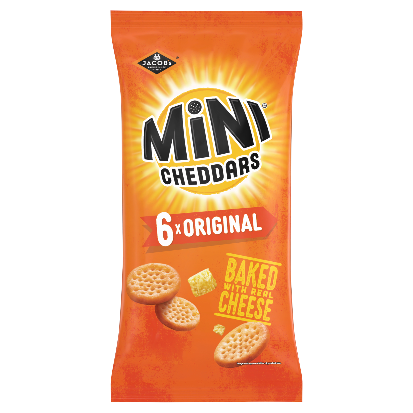 Jacobs Mini Cheddars Original, 6 x 23g