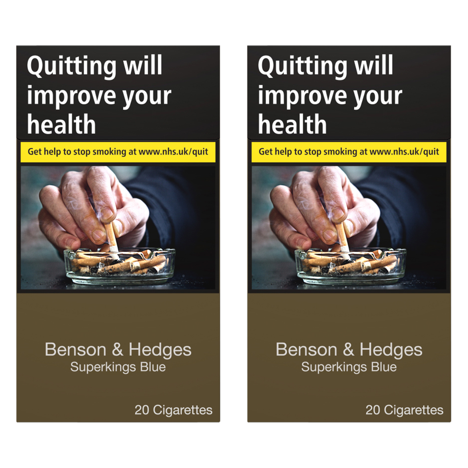 Benson & Hedges Superkings Blue Cigarettes, 2 x 20pcs