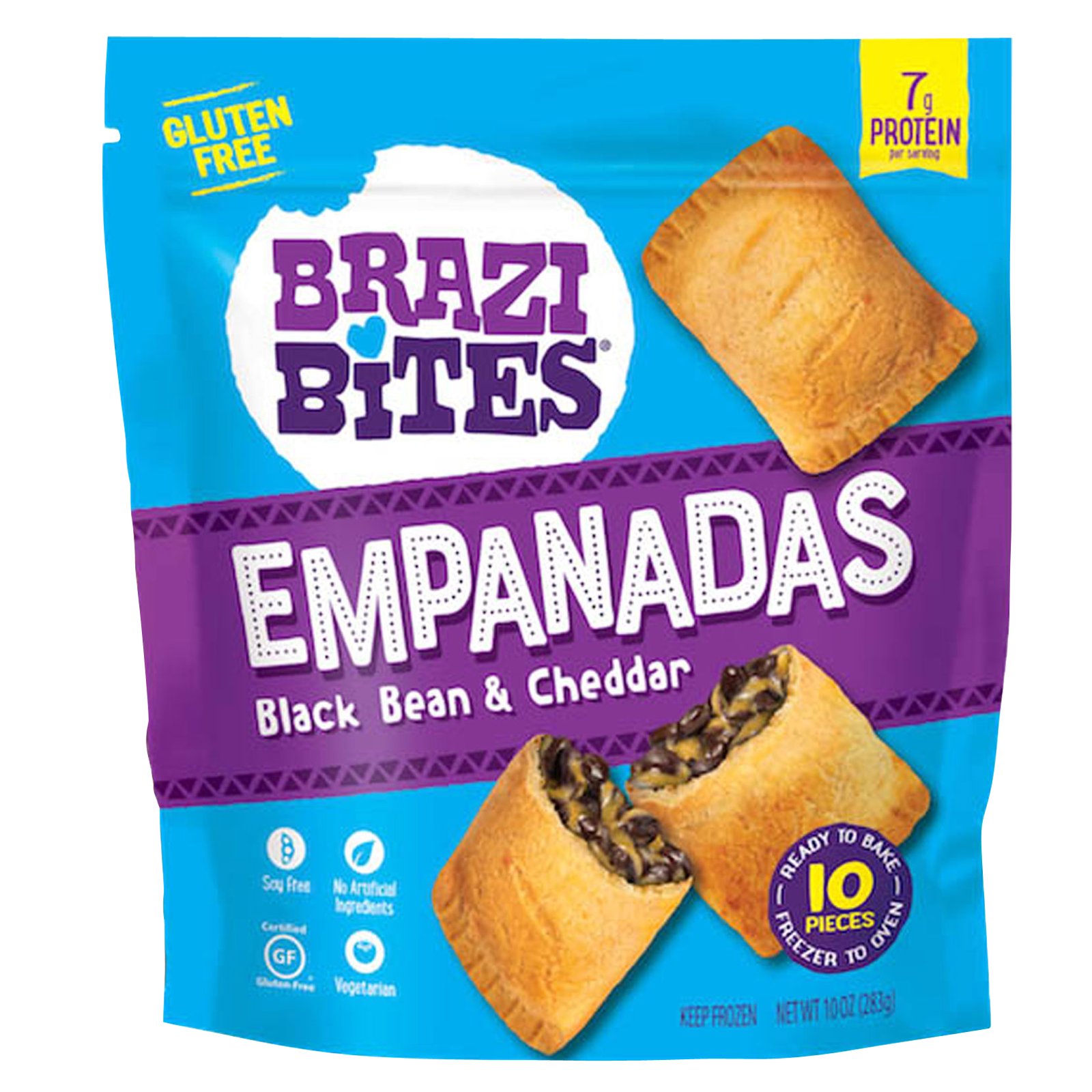 Brazi Bites Black Bean & Cheddar Empanadas 10ct