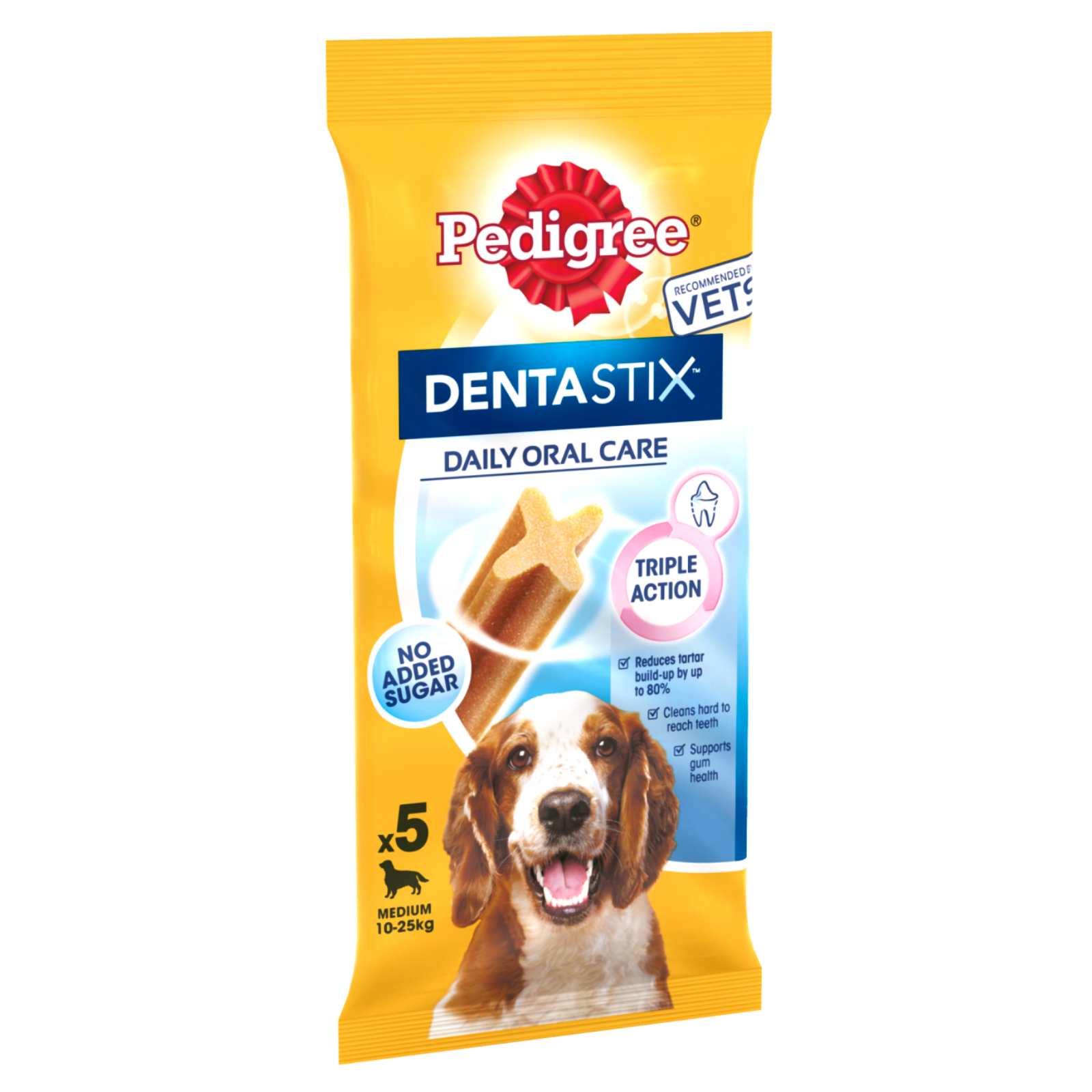 Pedigree DentaStix Daily Dental Chews Medium Dog, 5pcs