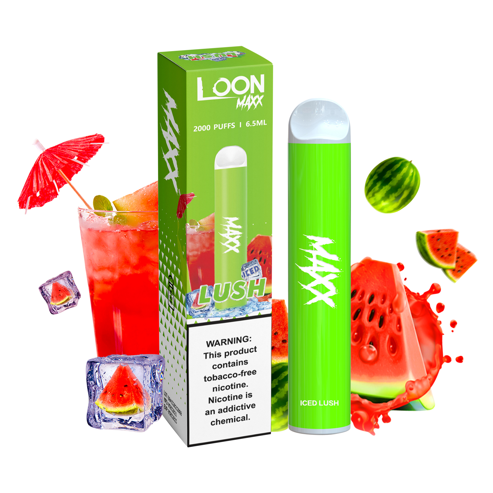 Loon MAXX Ice Lush Disposable Vape 6.5ml 6% Nicotine