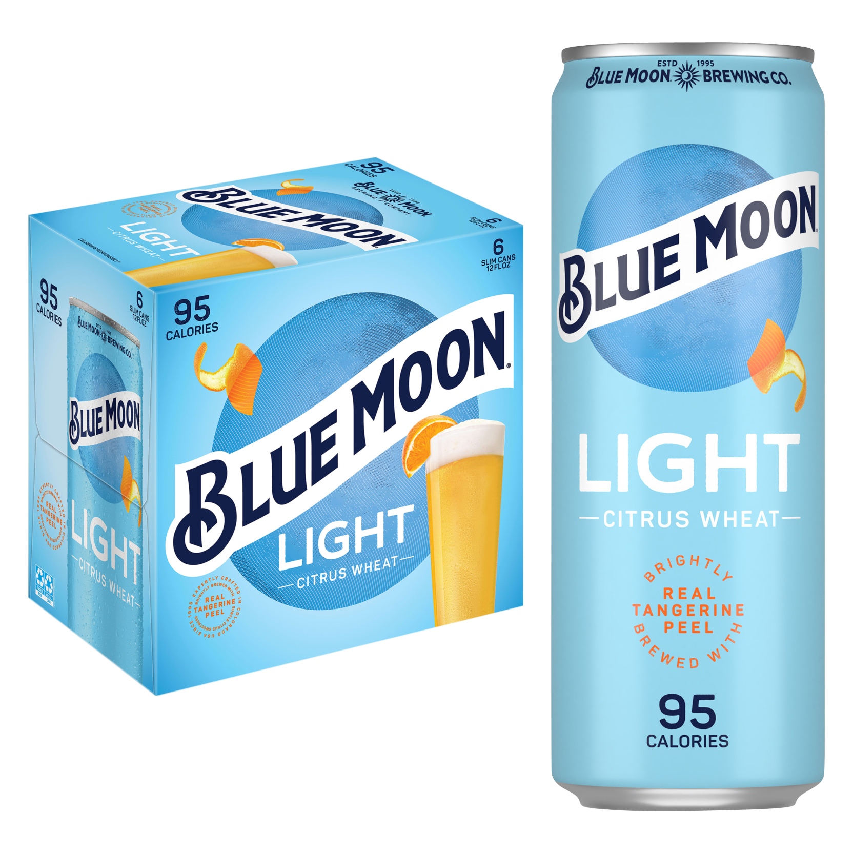 Blue Moon Light 6pk 12oz Can 4.0% ABV