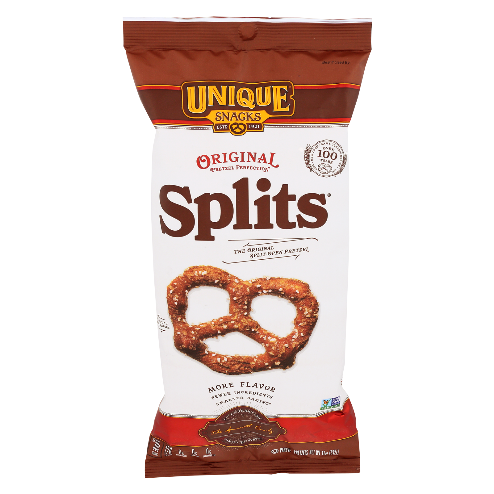 Unique Snacks Pretzel Splits 11oz