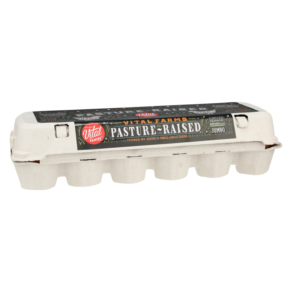 Vital Farms Pasture-Raised Grade A Jumbo Eggs - 12ct 