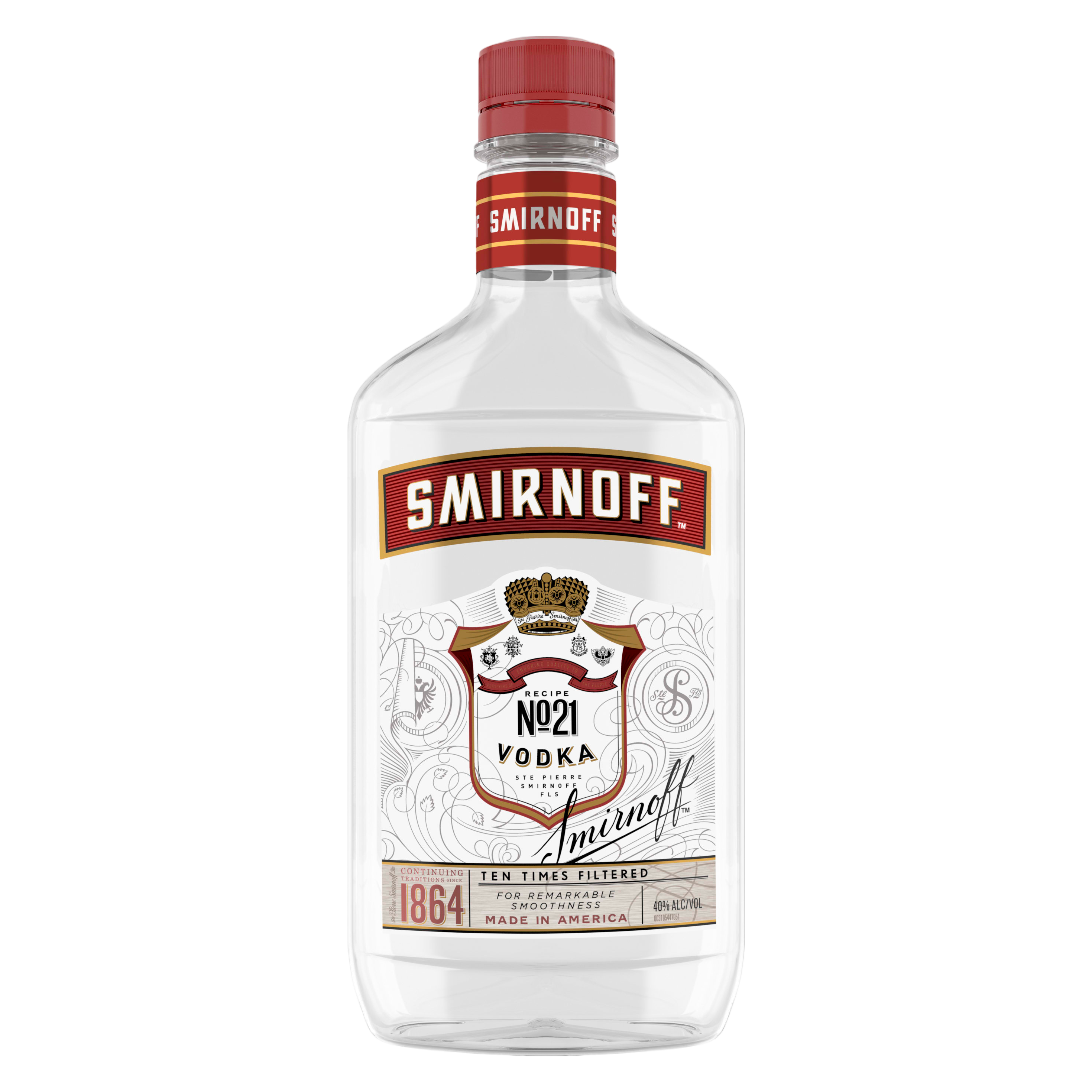 Smirnoff Vodka 375ml PET (80 Proof)
