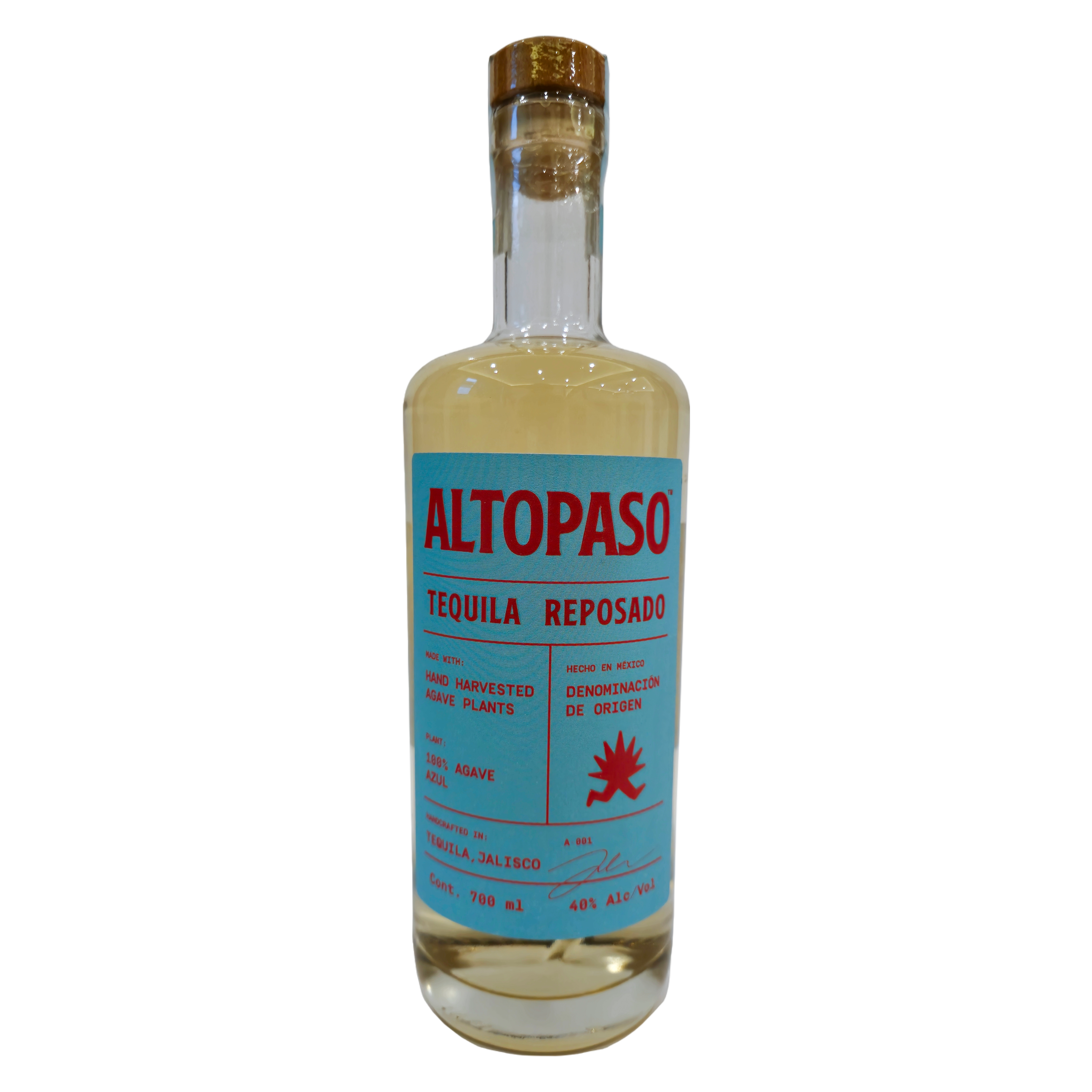 AltoPaso Tequila Reposado 700ml (80 Proof)