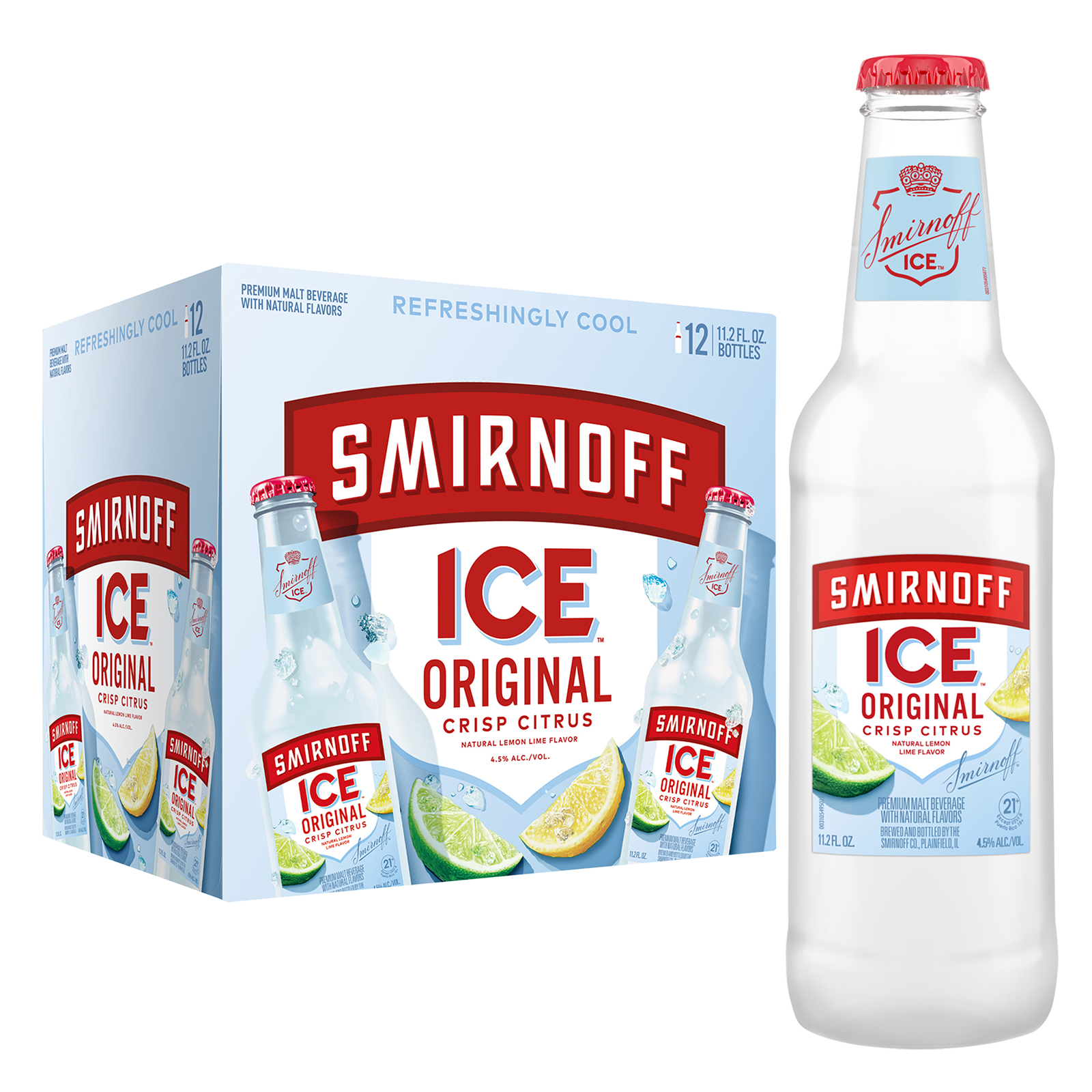 Smirnoff Ice Original 12pk 11.2oz Btl 4.5% ABV