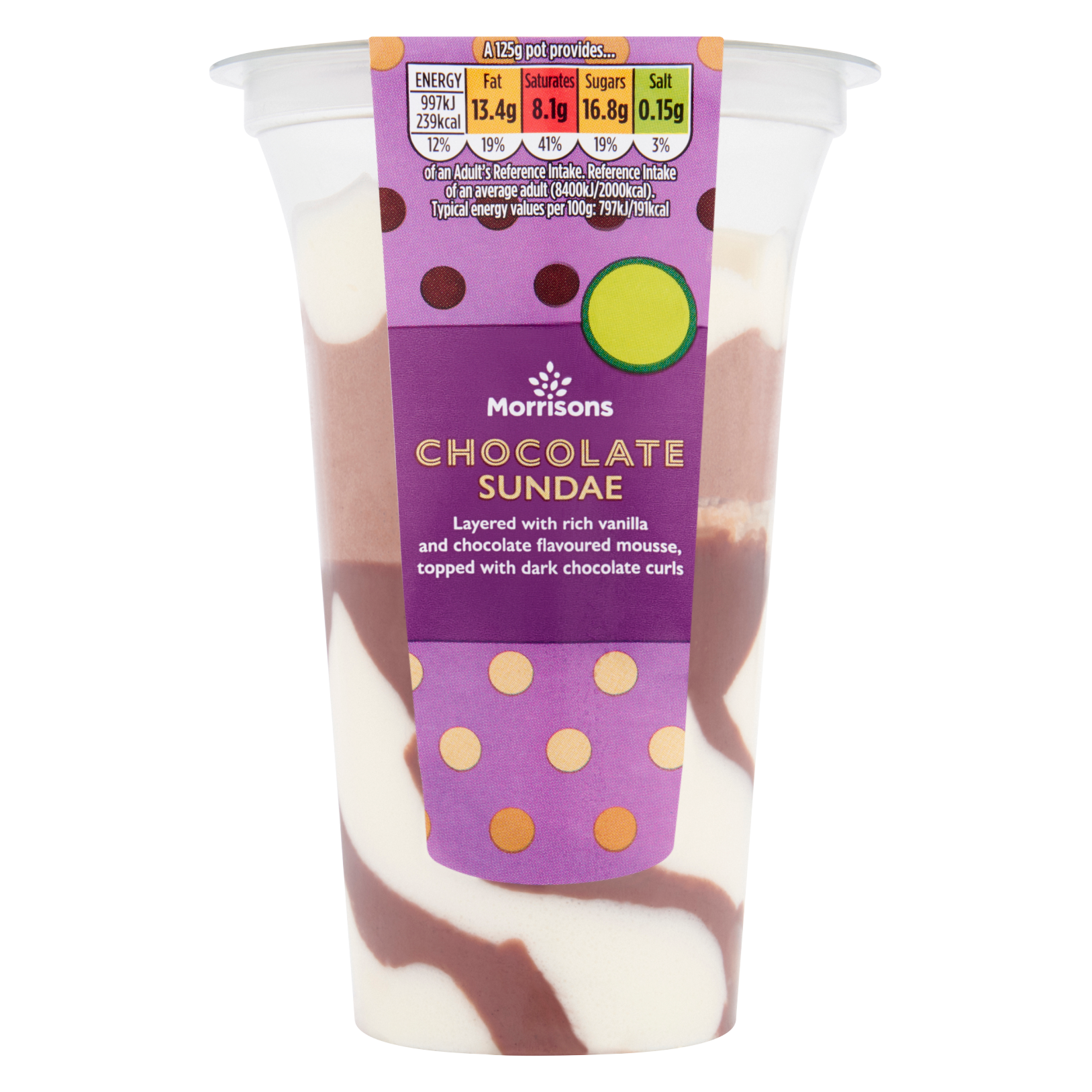 Morrisons Chocolate Sundae, 125g